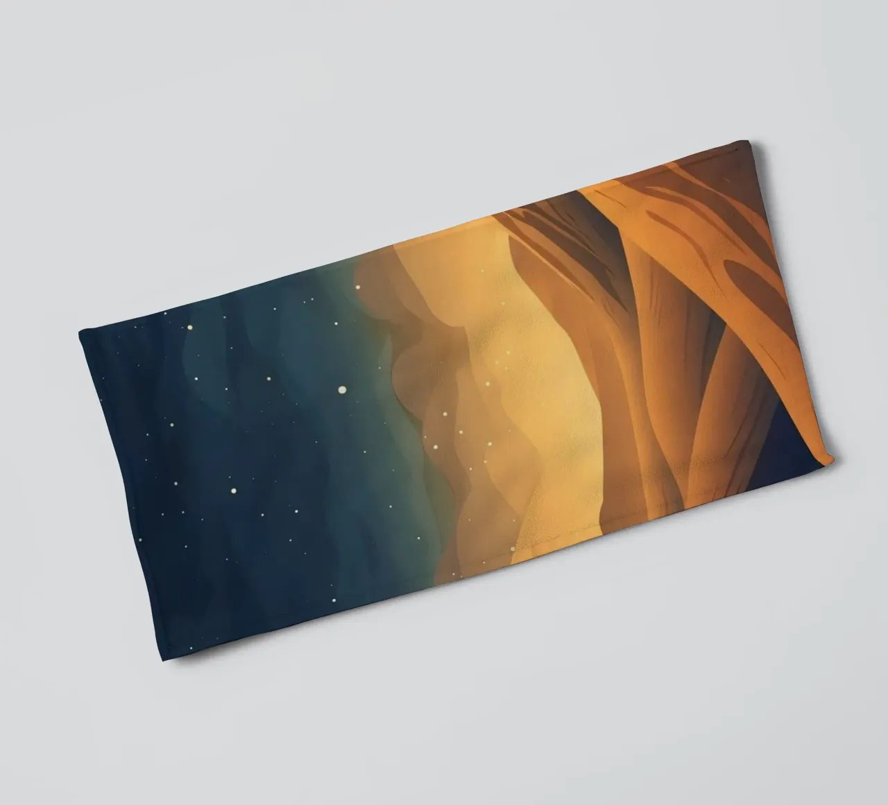 landscape moonlight towel by twillight