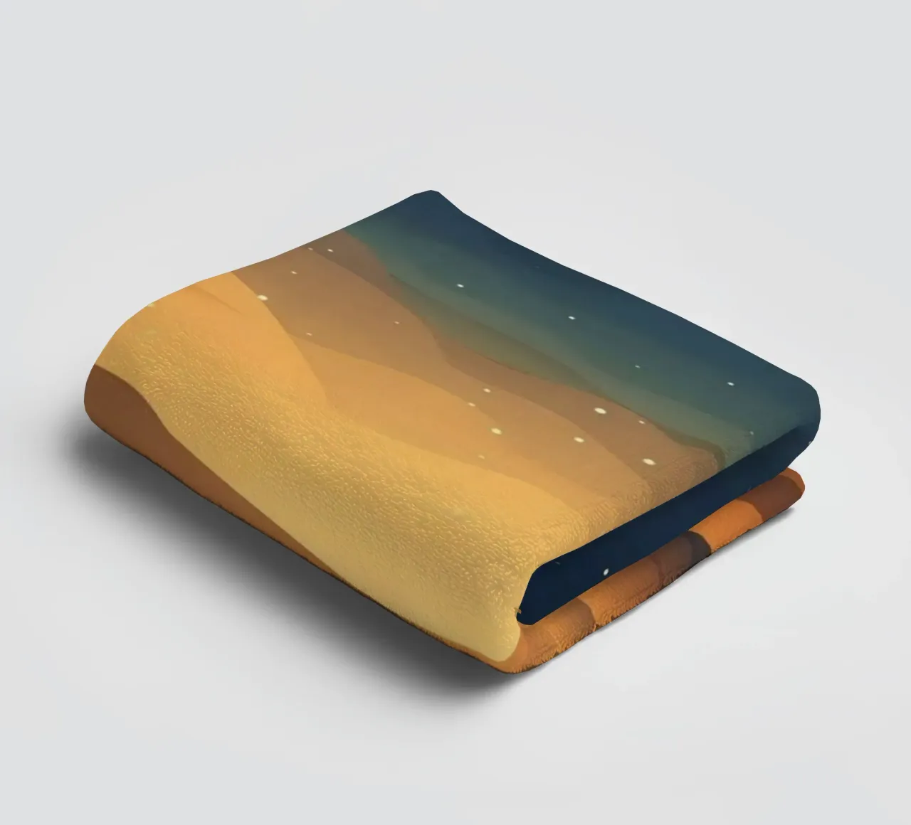 landscape moonlight towel by twillight