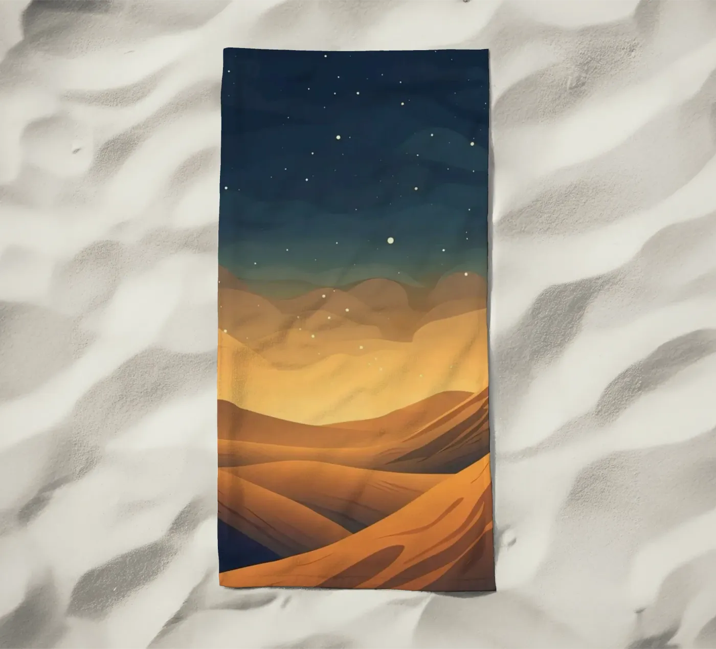 landscape moonlight telo mare da twillight