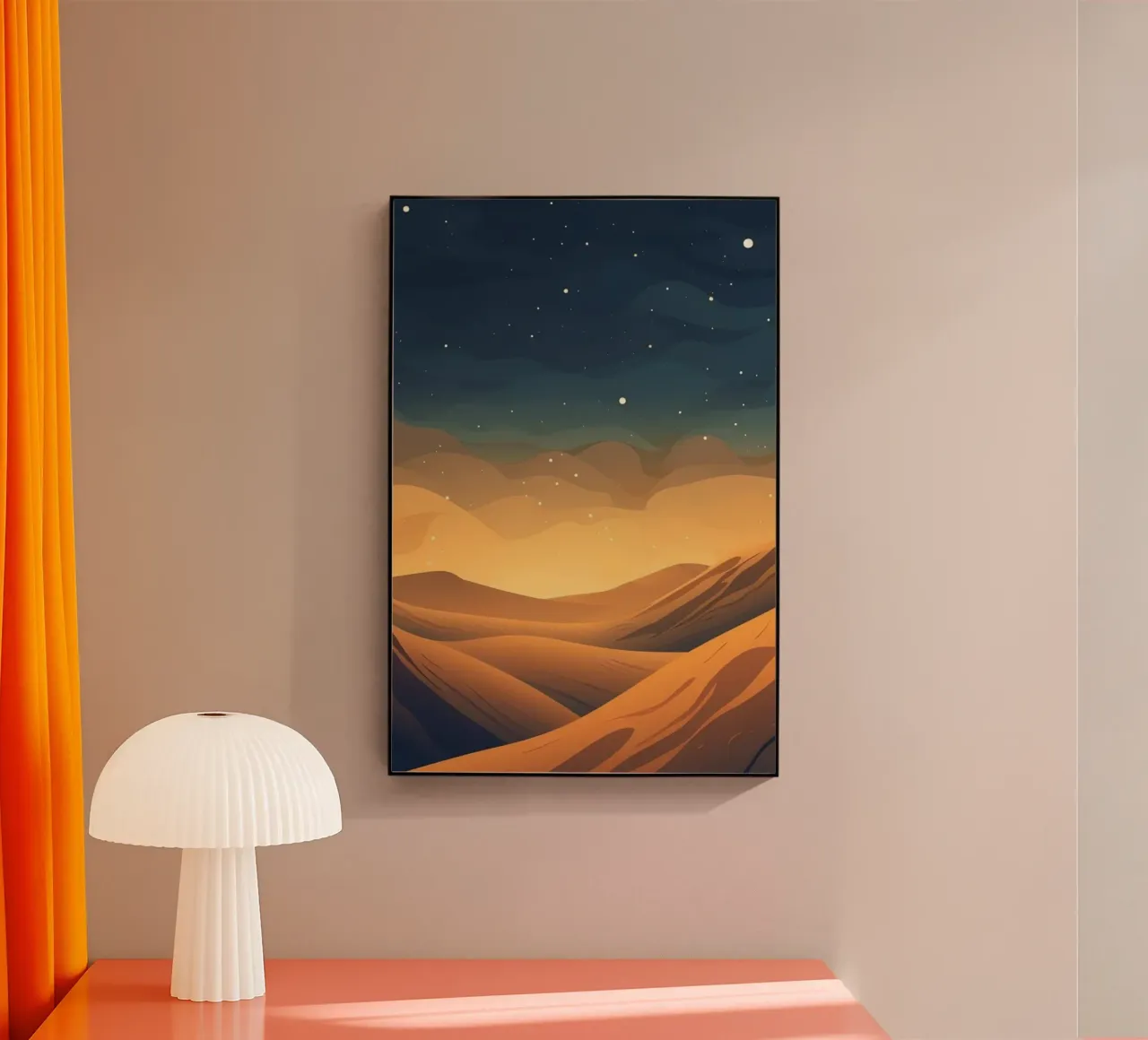 landscape moonlight plexiglass da twillight