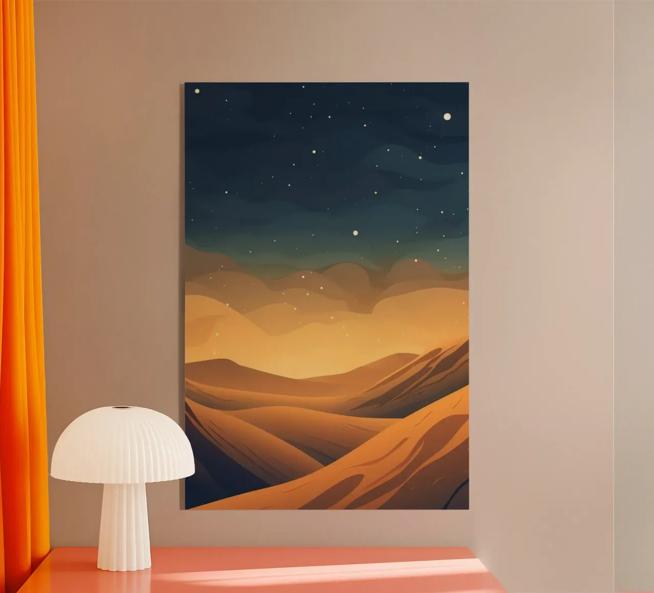 landscape moonlight plexiglass da twillight