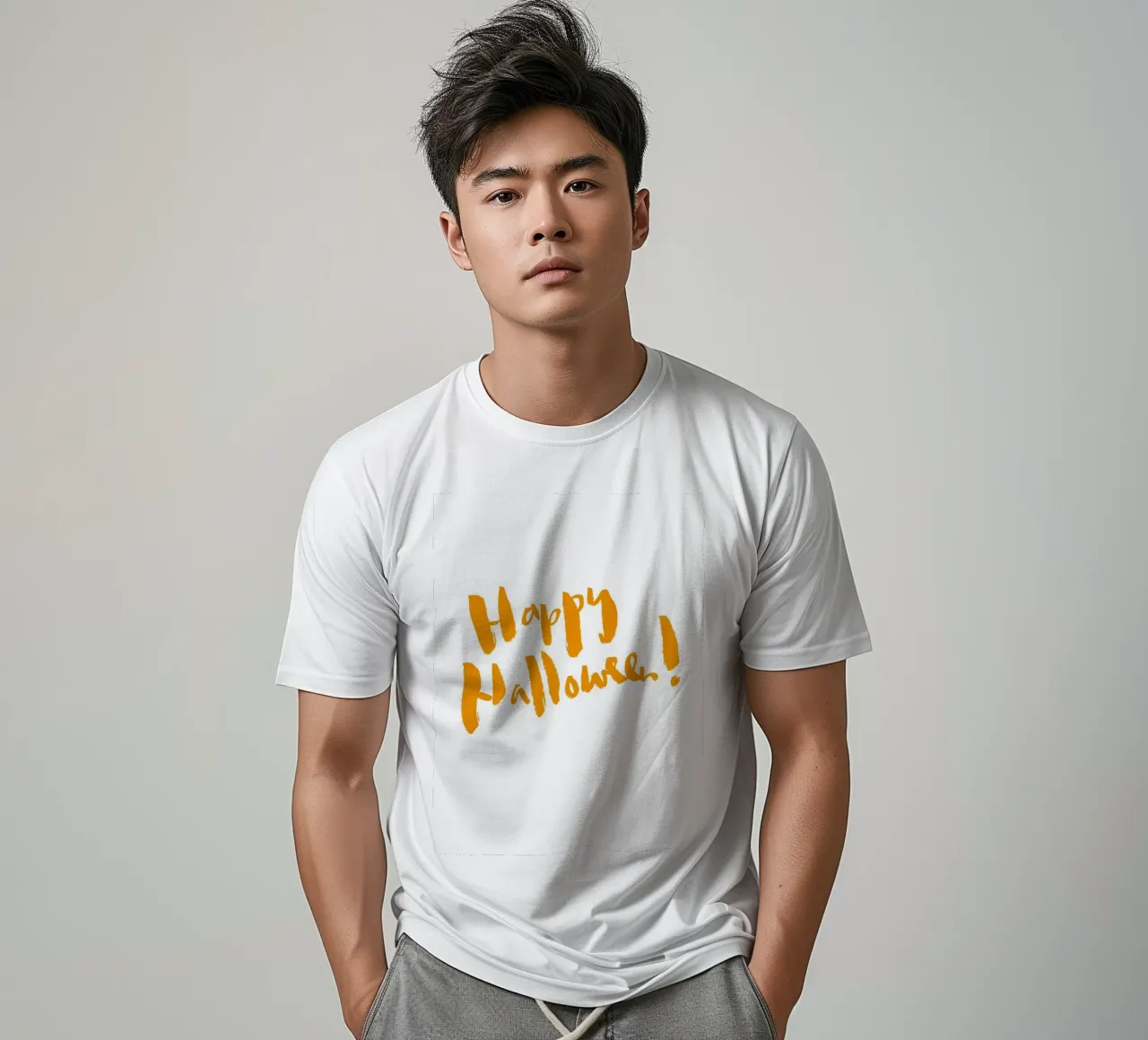 Happy Halloween t-shirt da Brushmeetspaper