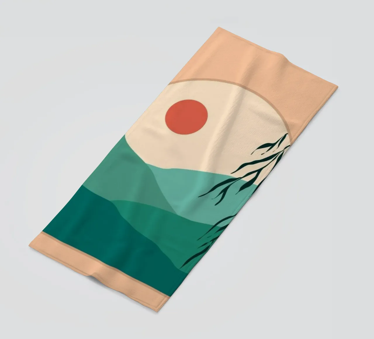 silhouette gradient telo mare da twillight