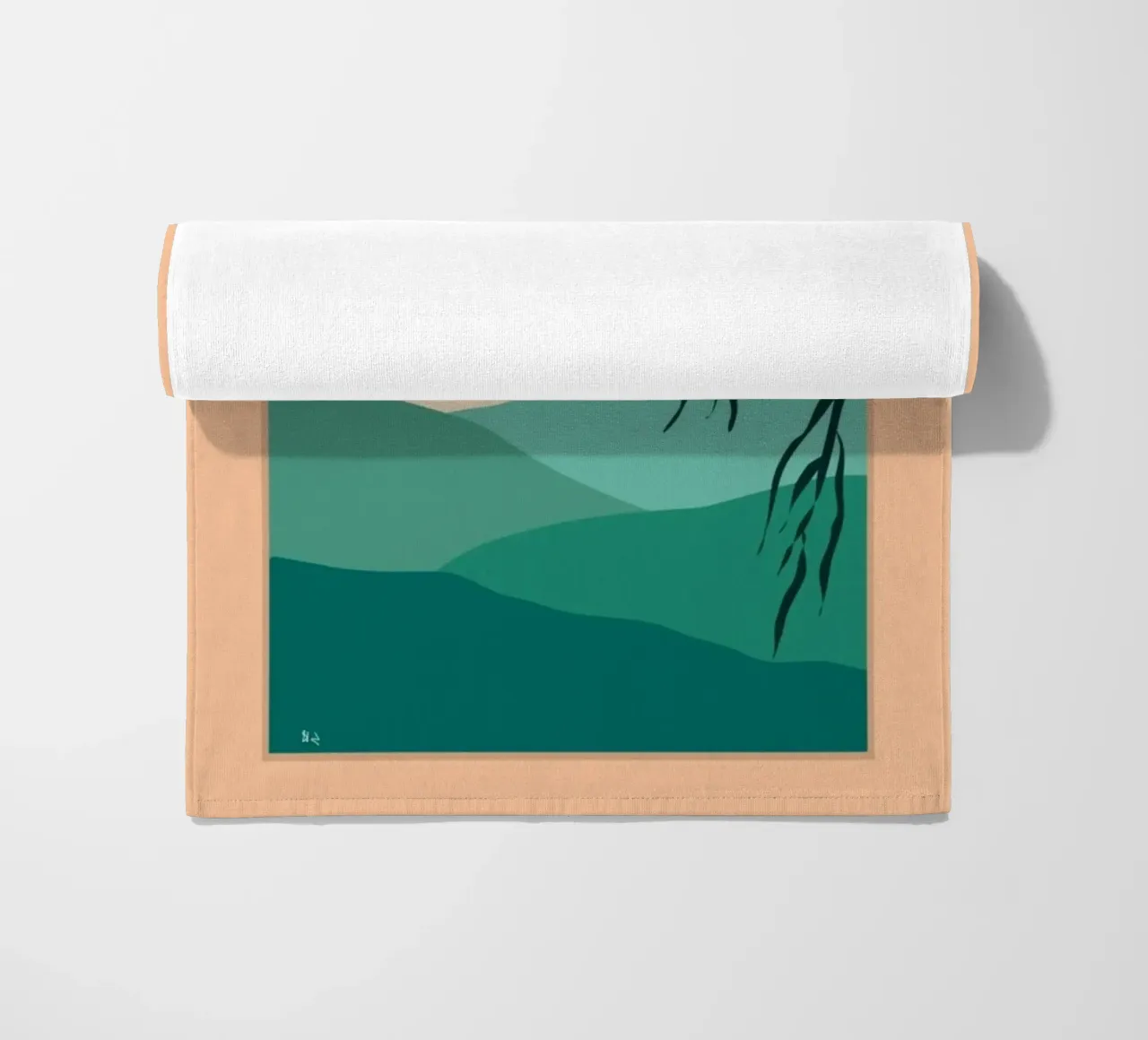 silhouette gradient telo mare da twillight