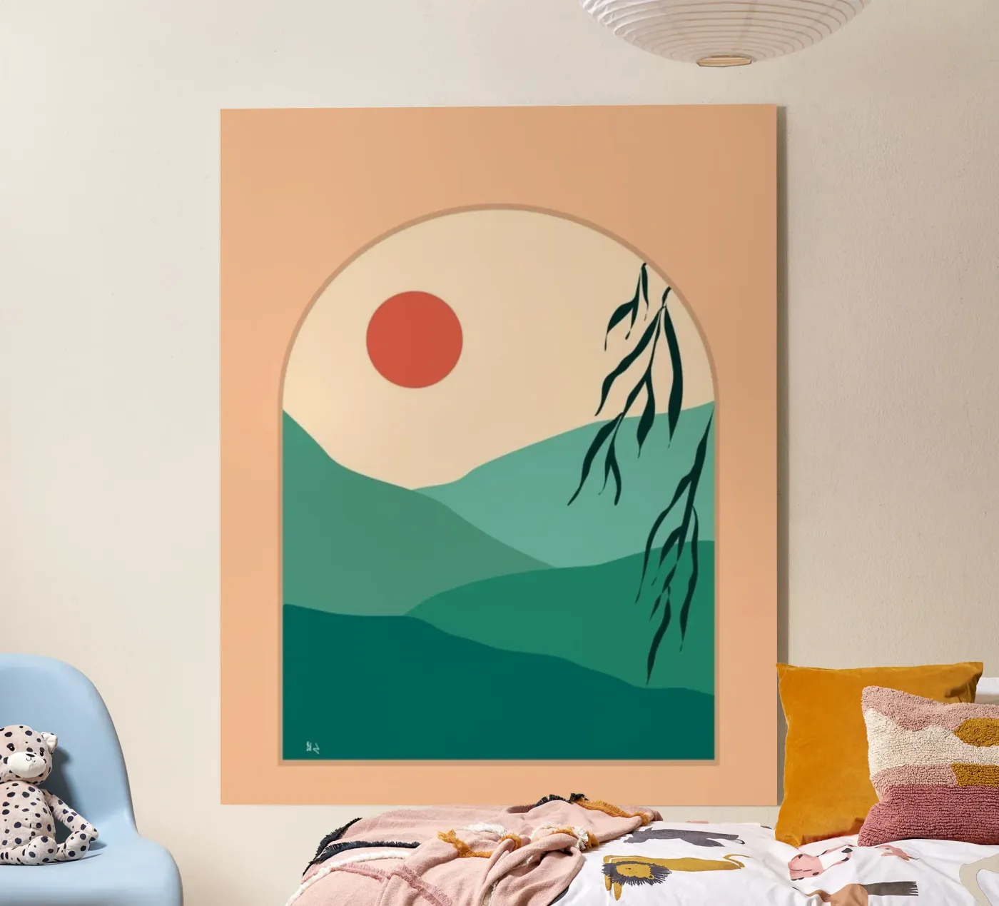 silhouette gradient plexiglas de twillight