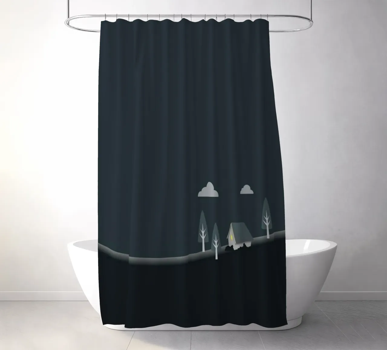 roof windows shower curtain by Histrol