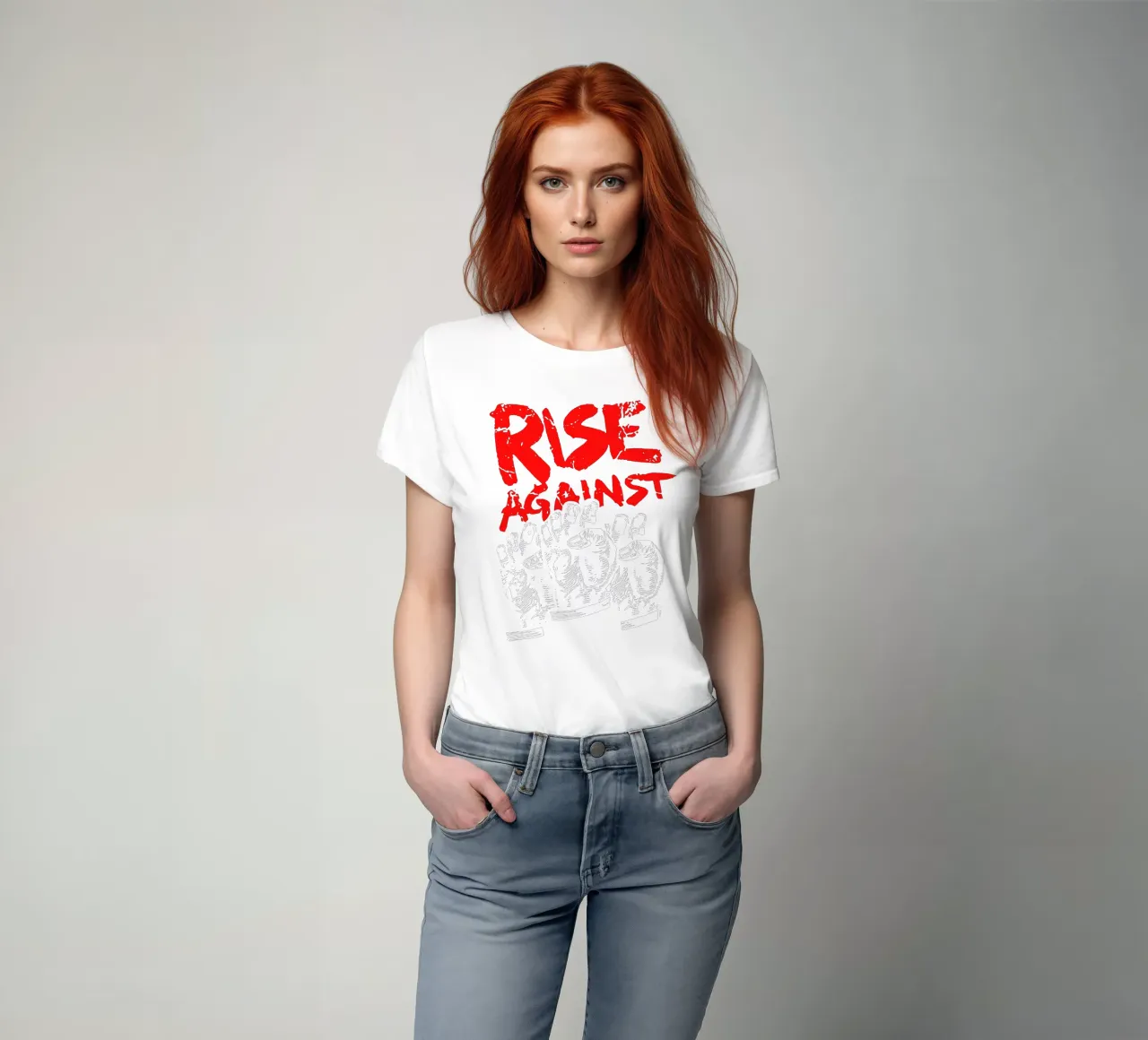 Maglietta Rise Against Basic t-shirt da dhikafitra.png1