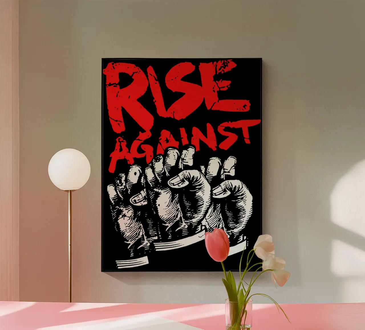 Maglietta Rise Against Basic plexiglass da dhikafitra.png1
