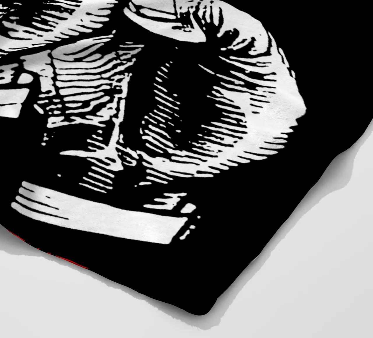 Maglietta Rise Against Basic coperta in pile da dhikafitra.png1