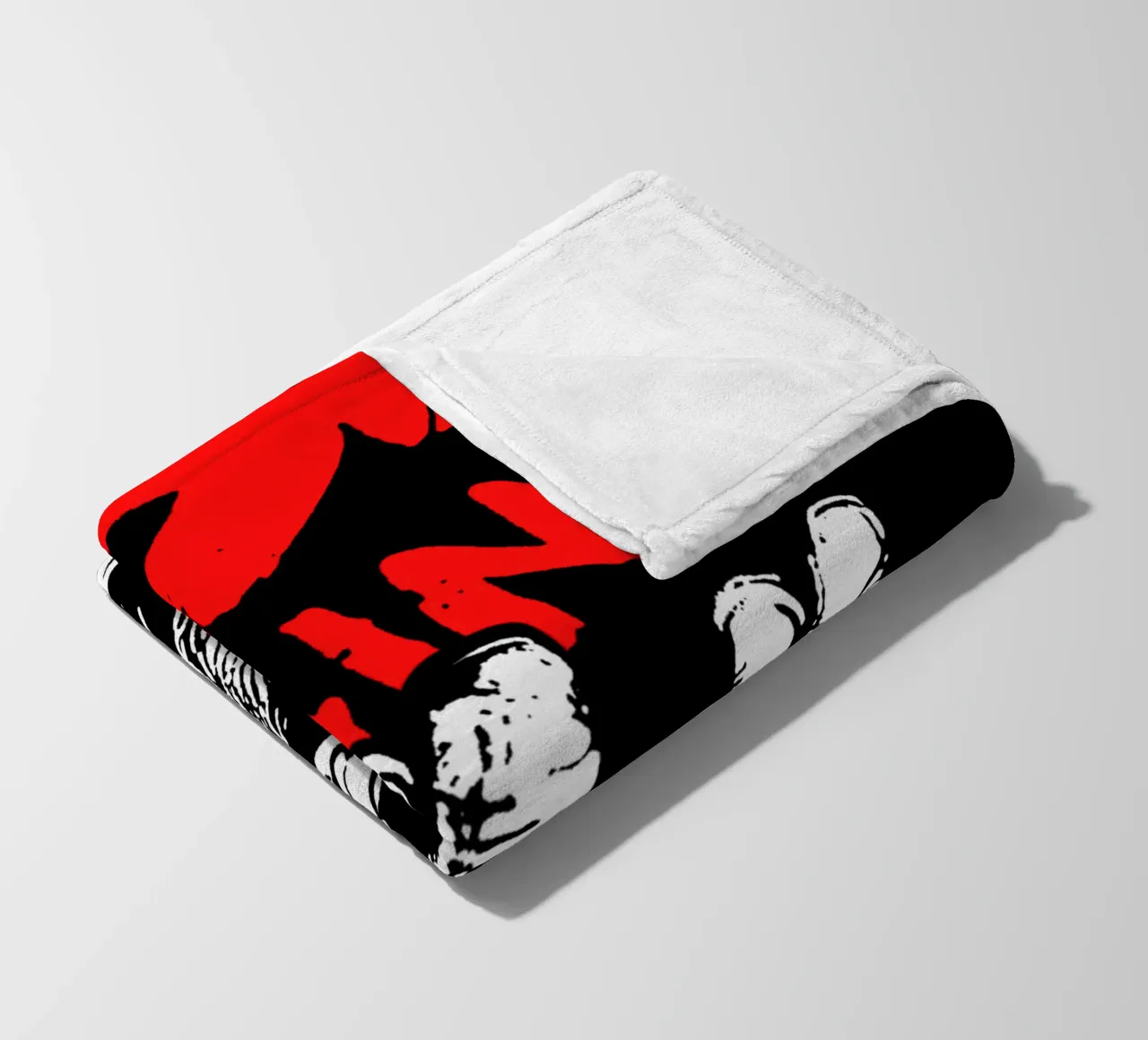 Maglietta Rise Against Basic coperta in pile da dhikafitra.png1