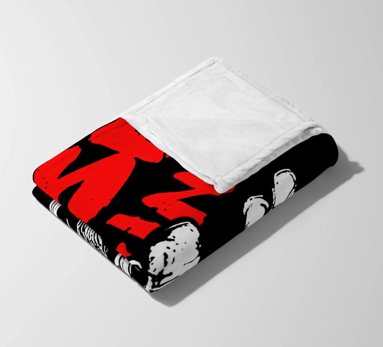 Maglietta Rise Against Basic coperta in pile da dhikafitra.png1