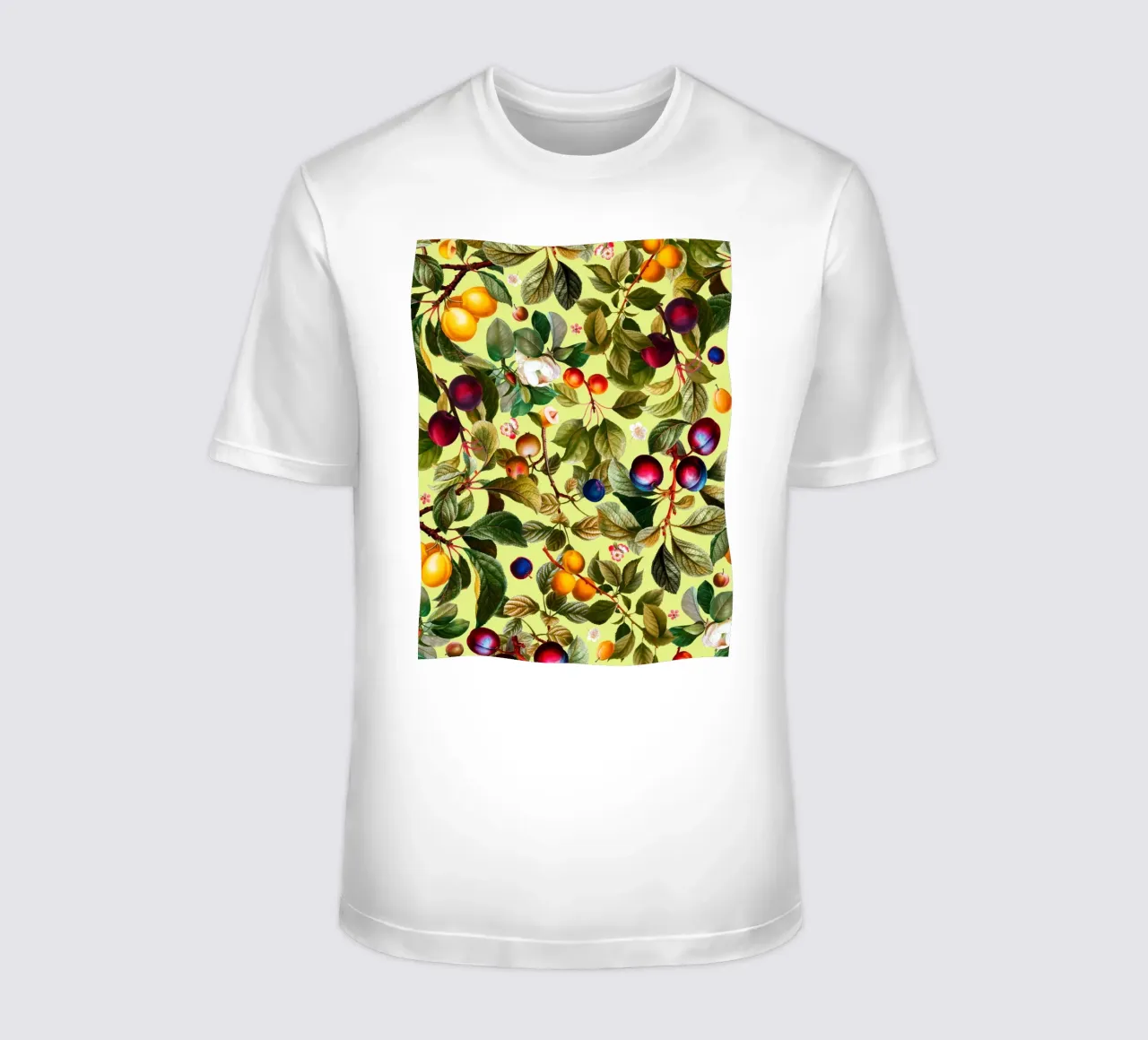 Vintage Fruit Pattern XXI t-shirt da burcukorkmazyurek