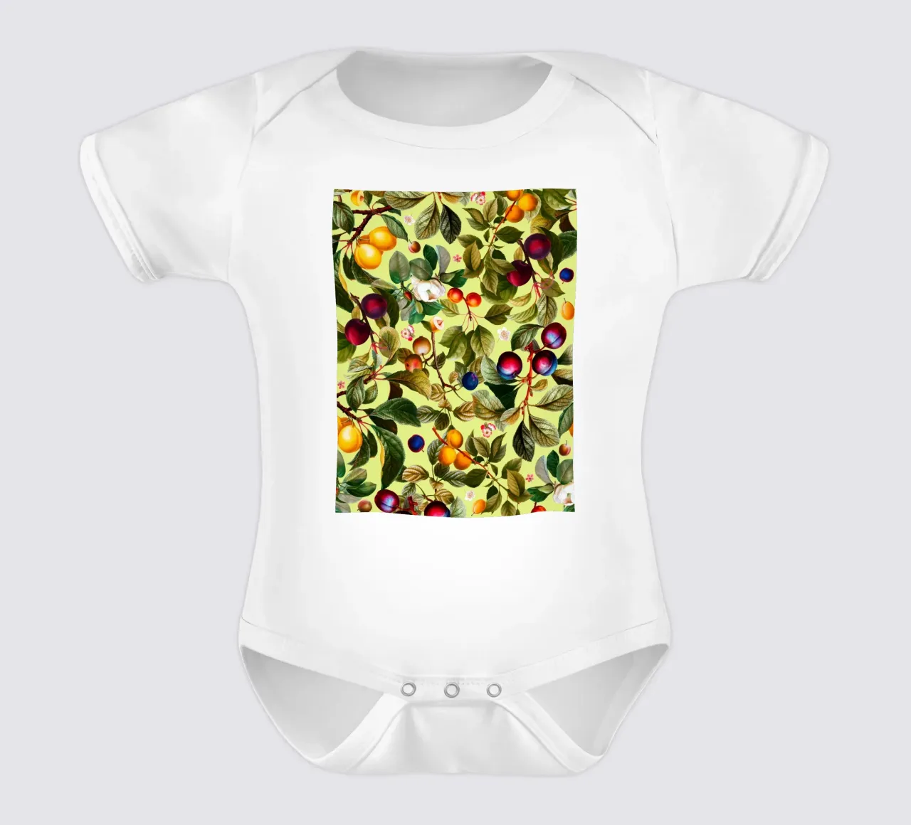 Vintage Fruit Pattern XXI body neonato maniche corte da burcukorkmazyurek