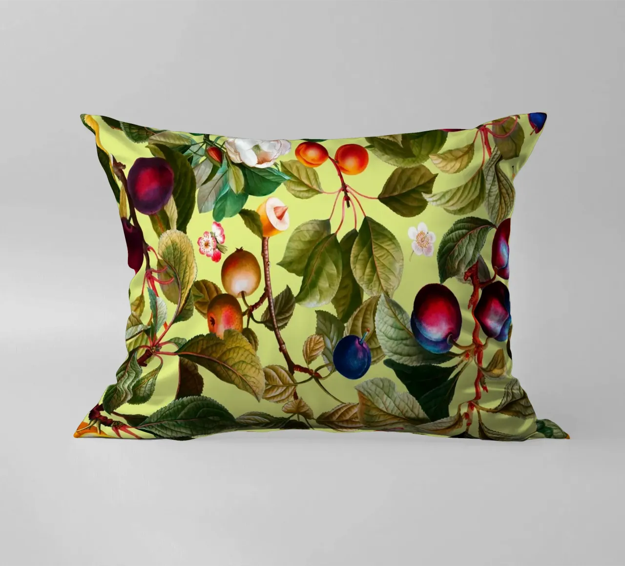 Vintage Fruit Pattern XXI cuscino da burcukorkmazyurek