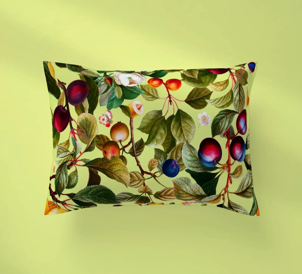 Vintage Fruit Pattern XXI cuscino da burcukorkmazyurek