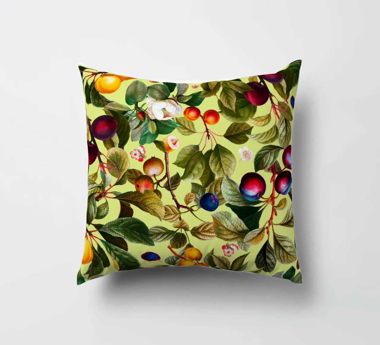 Vintage Fruit Pattern XXI cuscino da burcukorkmazyurek