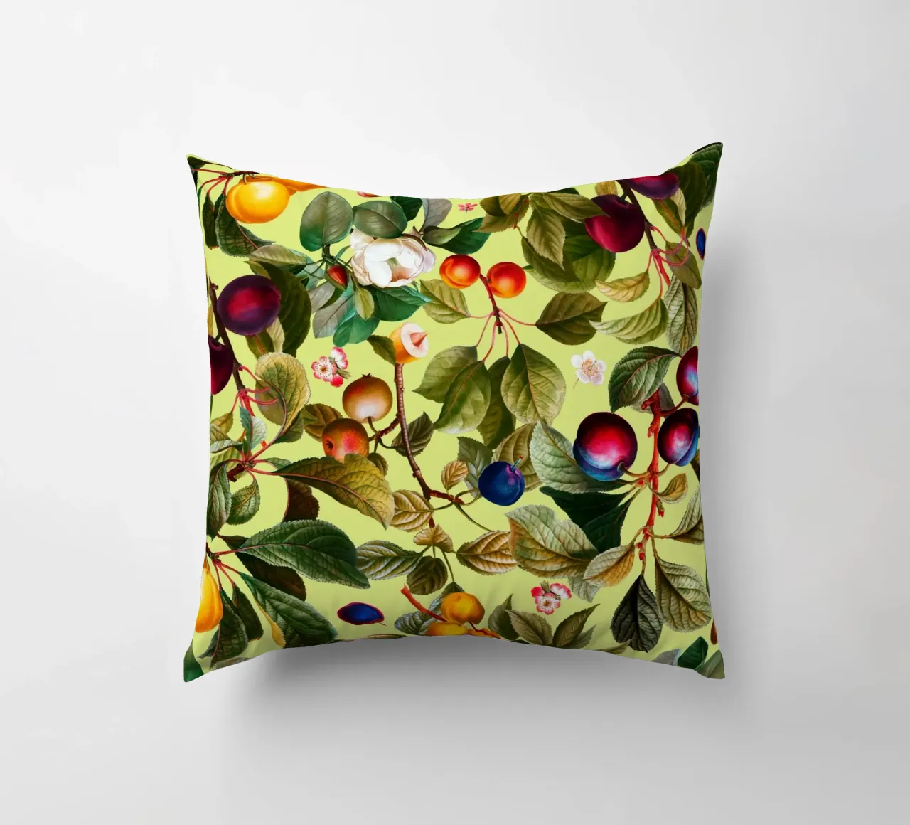 Vintage Fruit Pattern XXI cuscino da burcukorkmazyurek