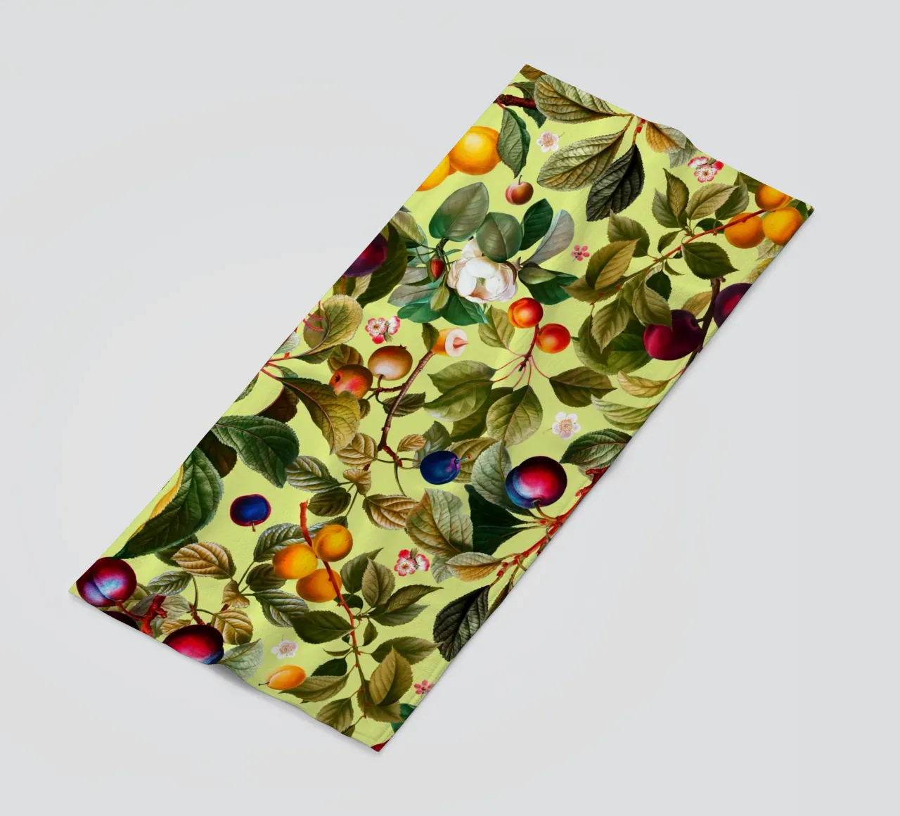 Vintage Fruit Pattern XXI telo mare da burcukorkmazyurek