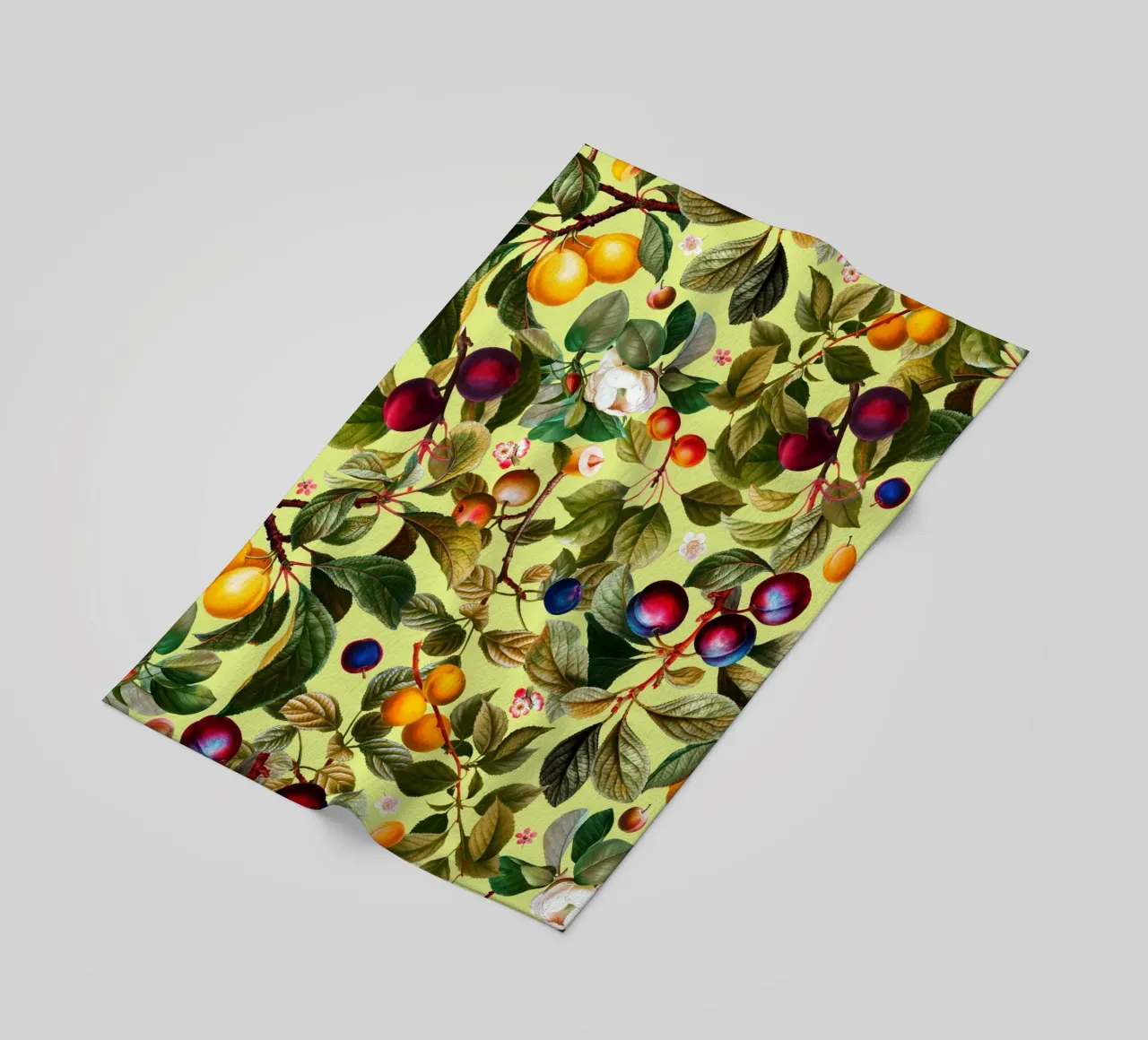 Vintage Fruit Pattern XXI telo mare da burcukorkmazyurek