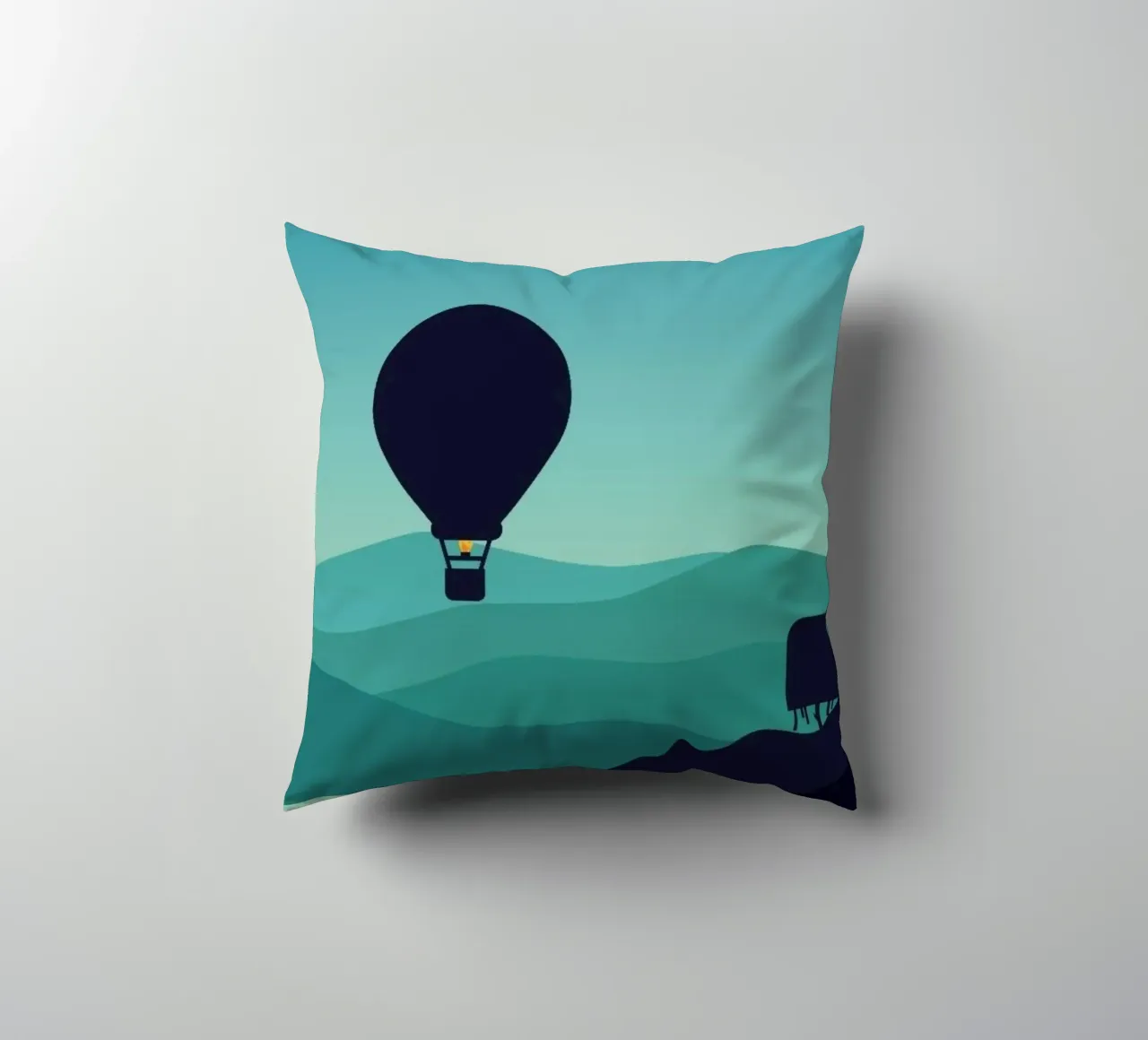 minimalist design gradient cuscino da twillight