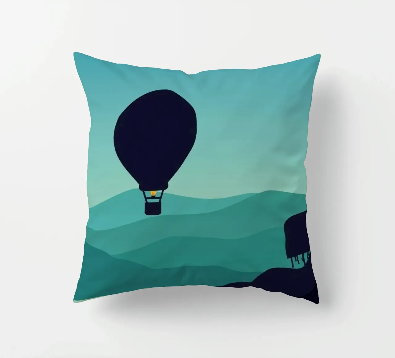 minimalist design gradient cuscino da twillight