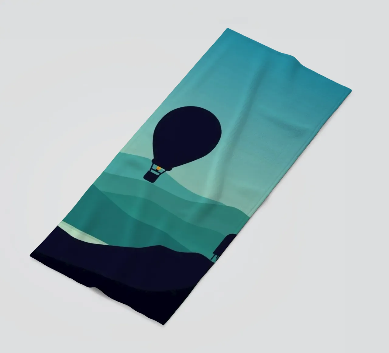 minimalist design gradient telo mare da twillight