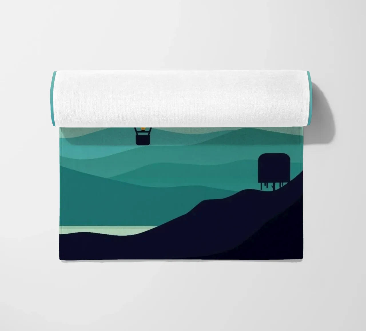 minimalist design gradient telo mare da twillight