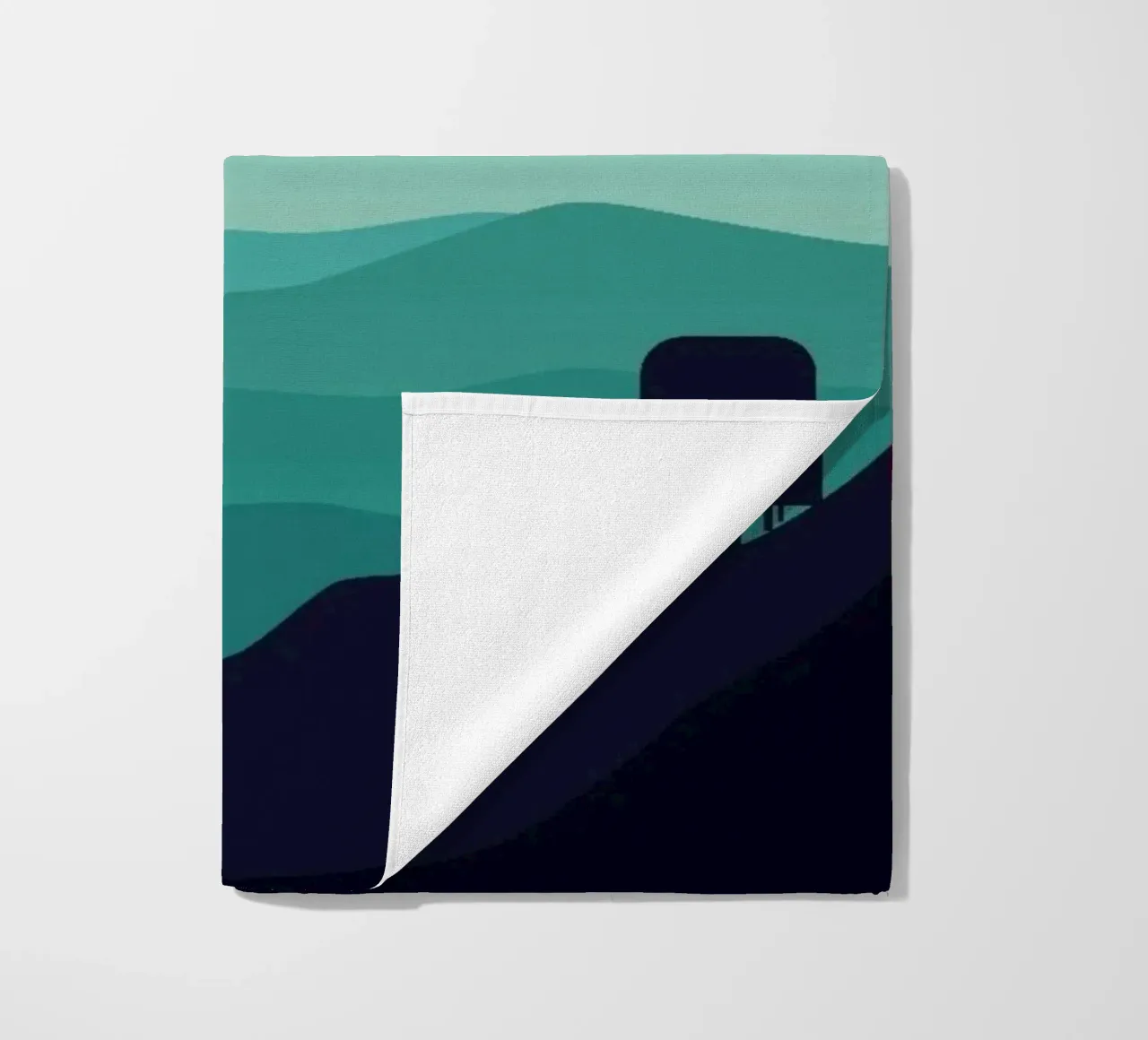 minimalist design gradient telo mare da twillight