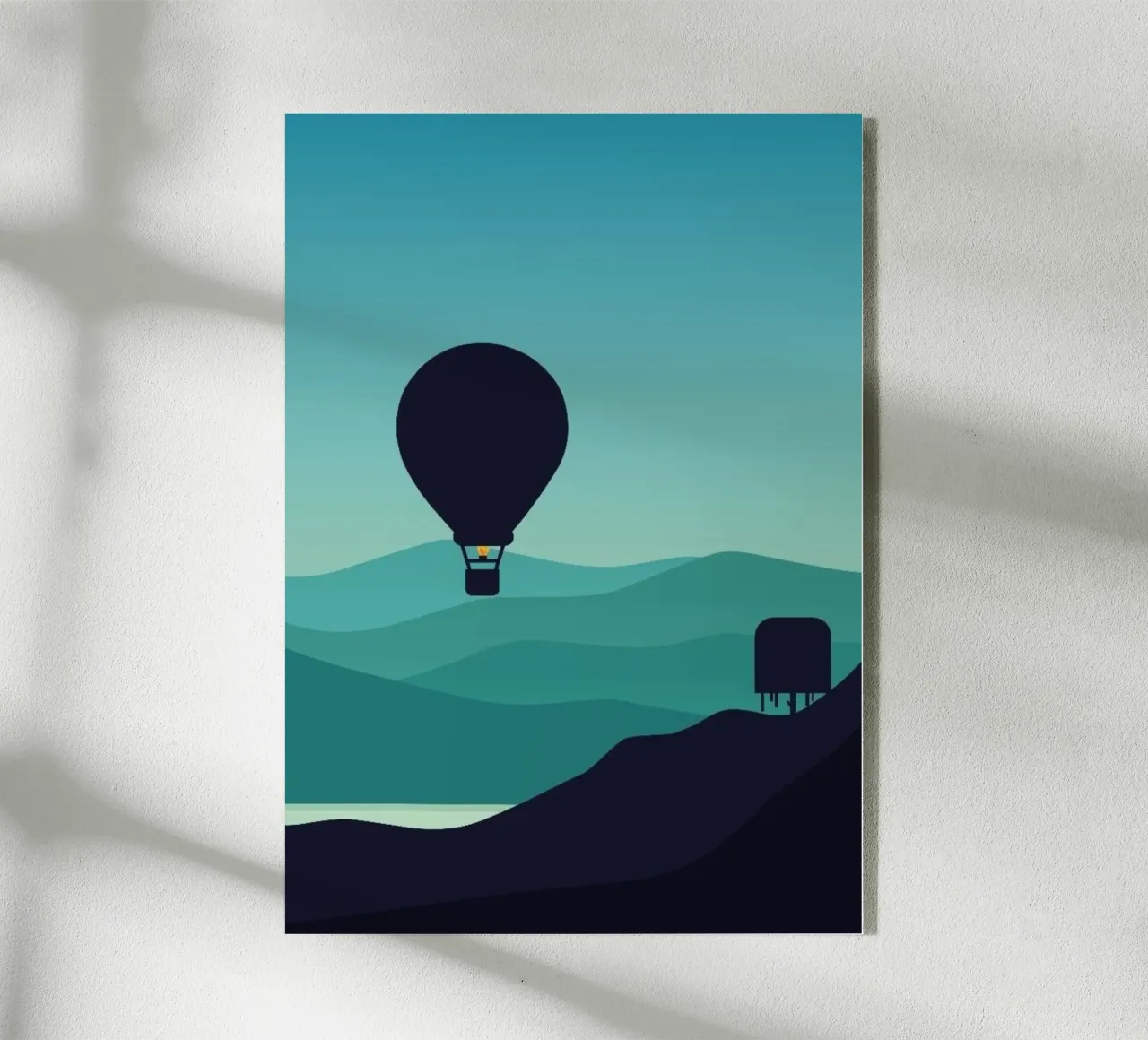 minimalist design gradient plexiglass da twillight