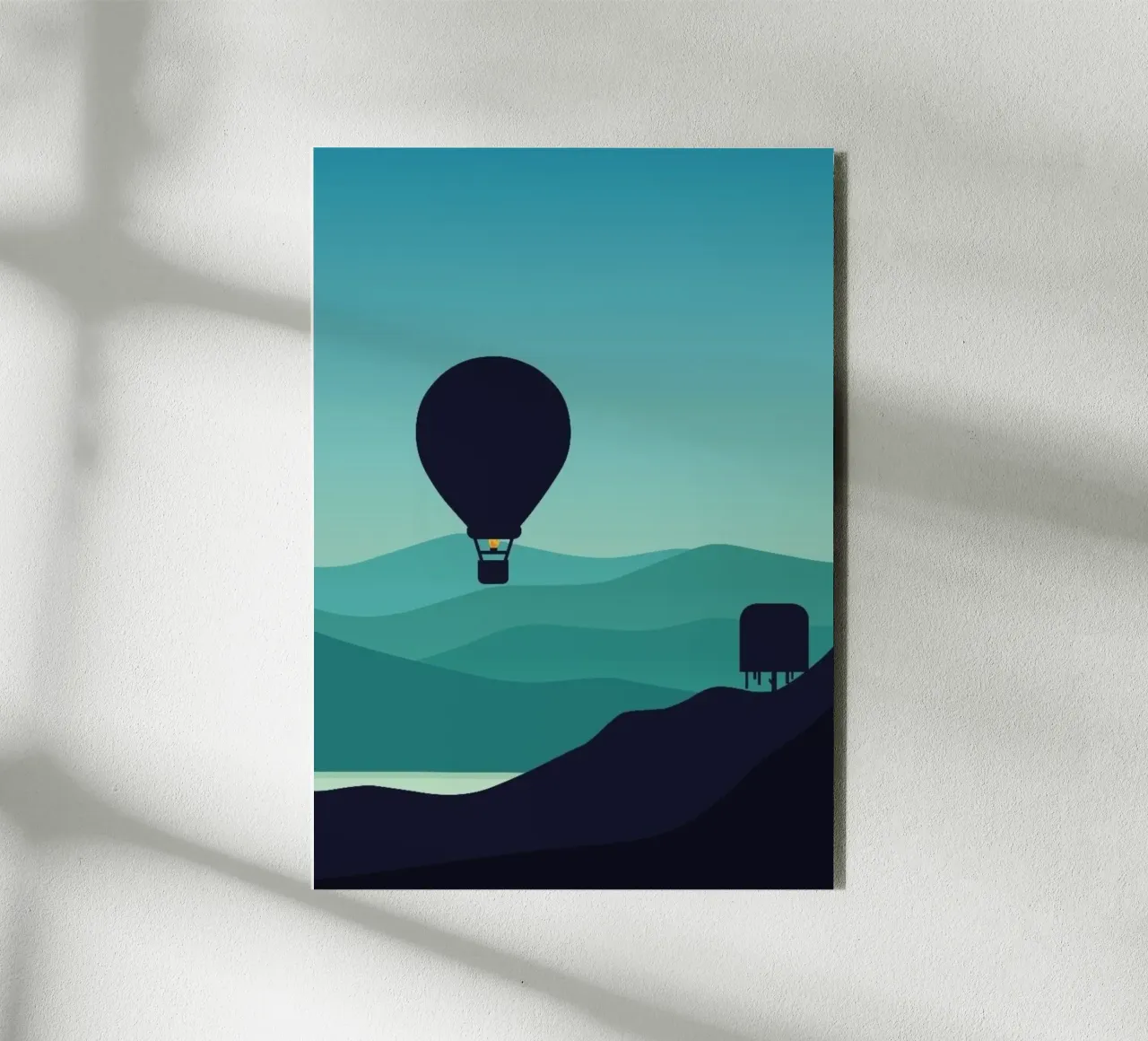 minimalist design gradient alluminio dibond da twillight