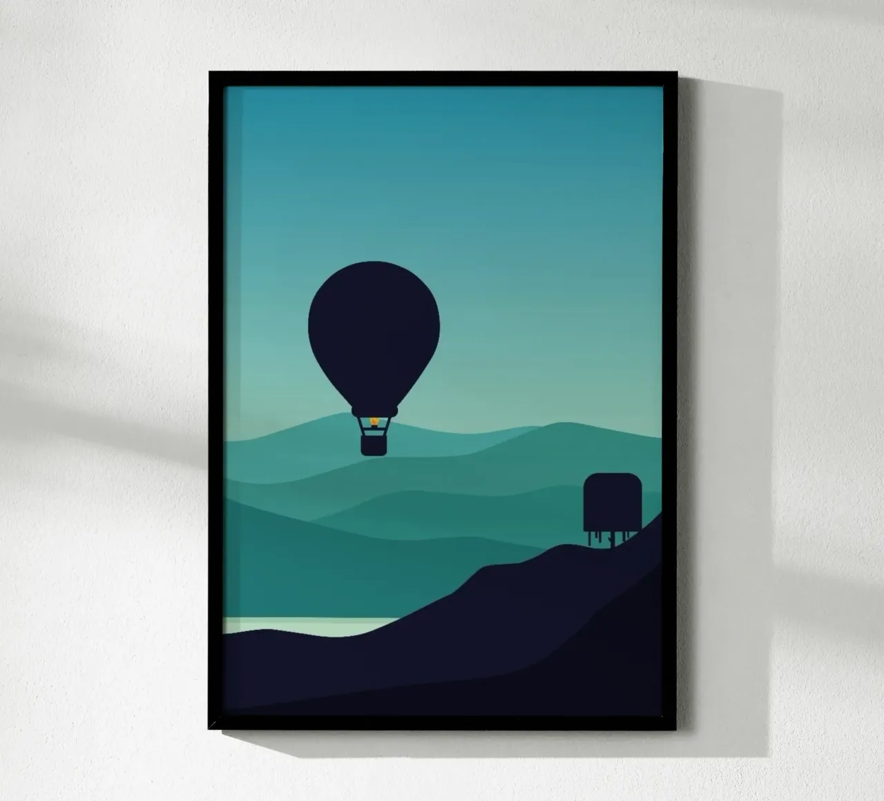 minimalist design gradient carta hahnemühle da twillight