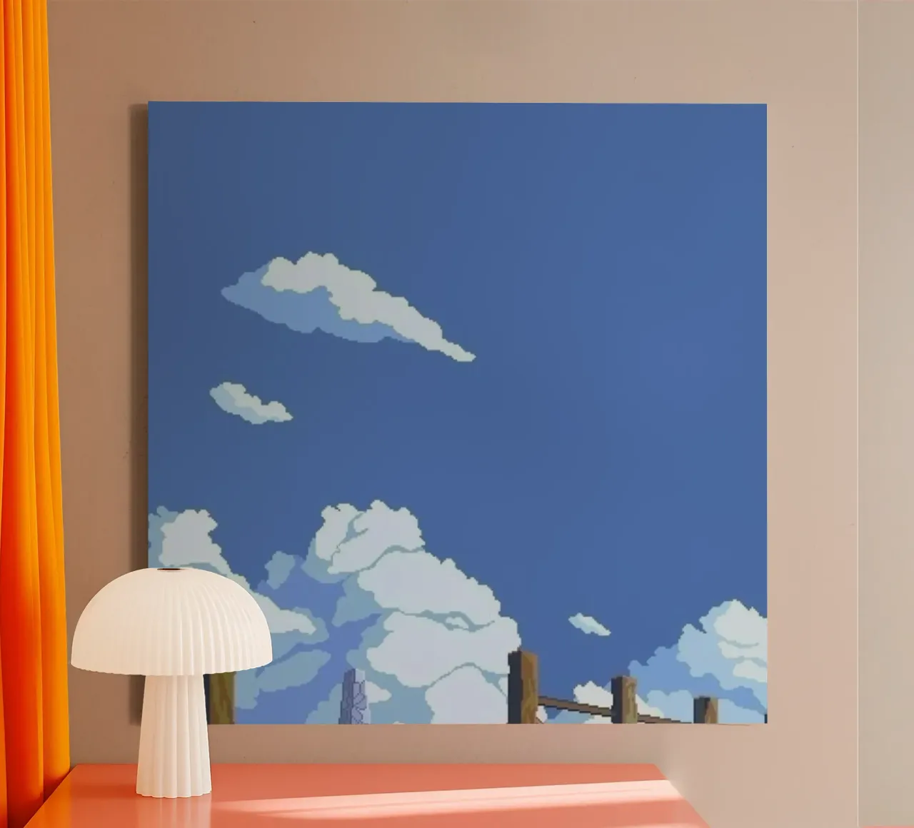 vertical-posts countryside tela con Cornice a cassetta da Histrol