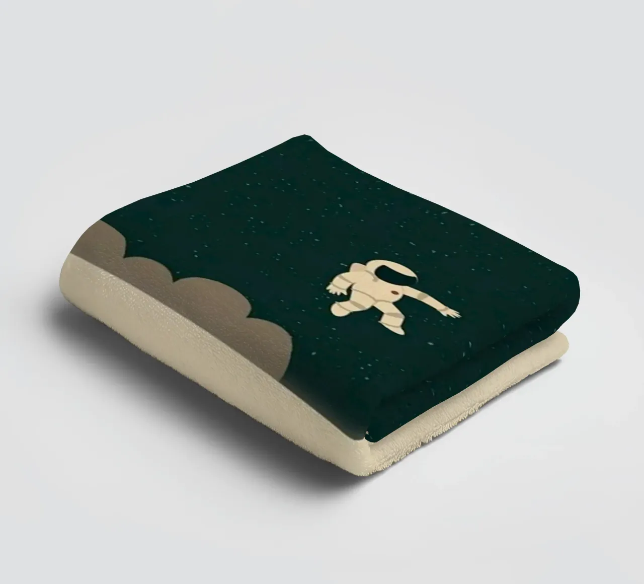 astronaut outer space asciugamano da bagno da twillight