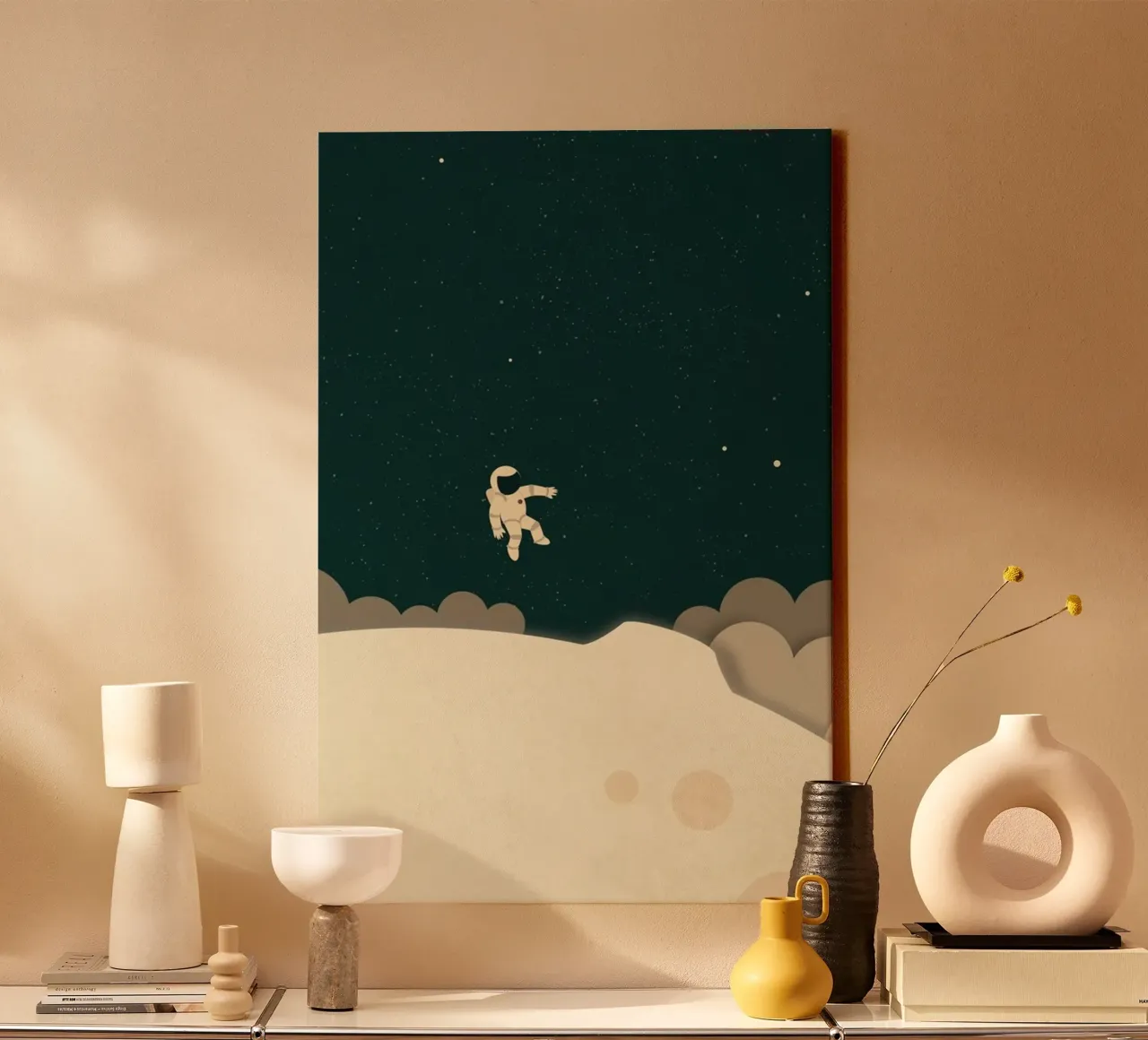 astronaut outer space toile avec Caisse américaine de twillight