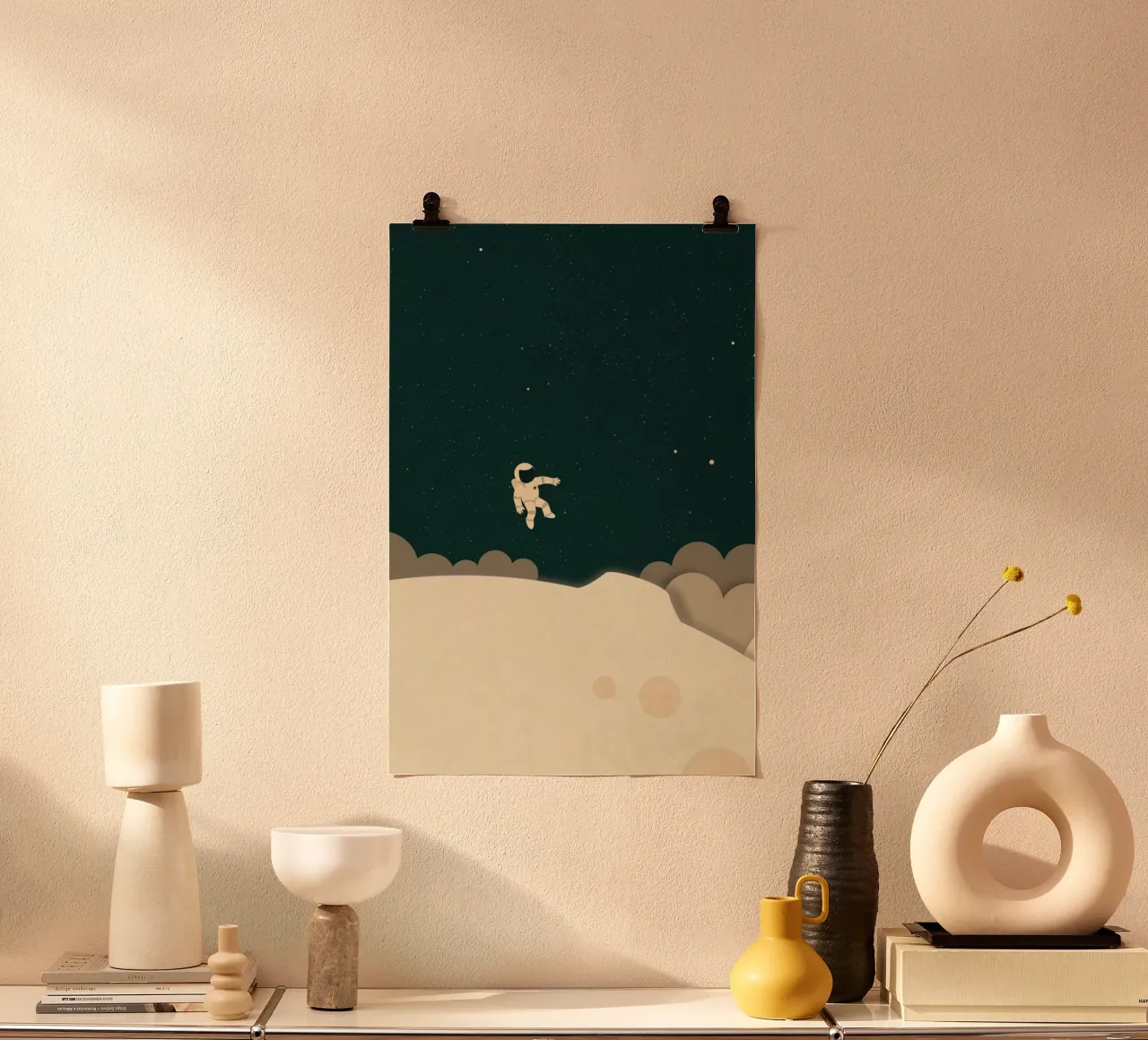 astronaut outer space carta hahnemühle da twillight