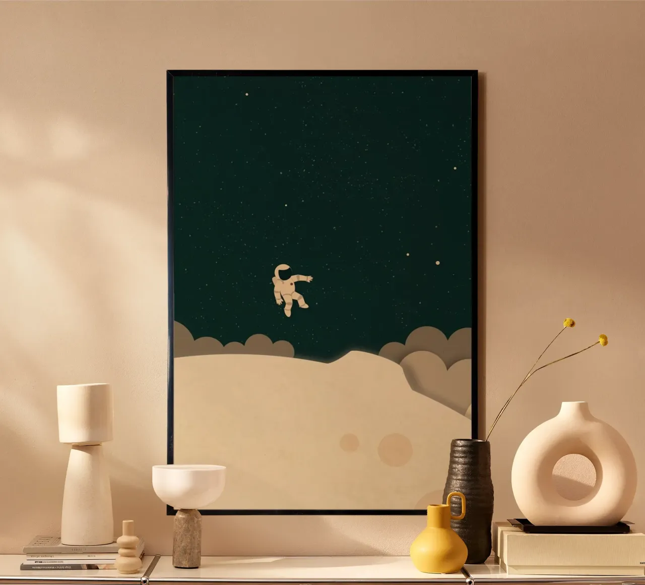 astronaut outer space carta hahnemühle da twillight