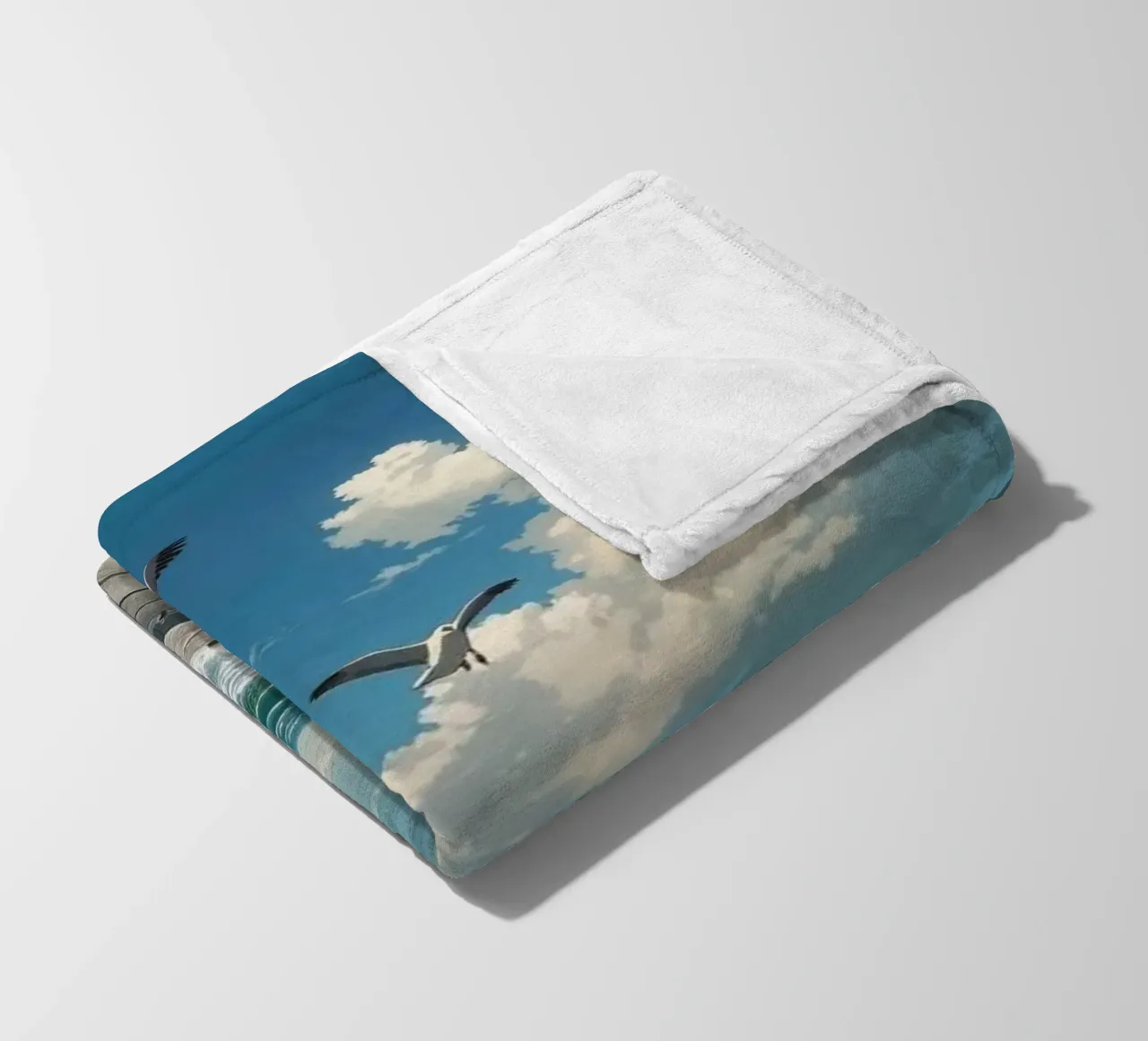 lighthouse seagulls coperta in pile da Histrol