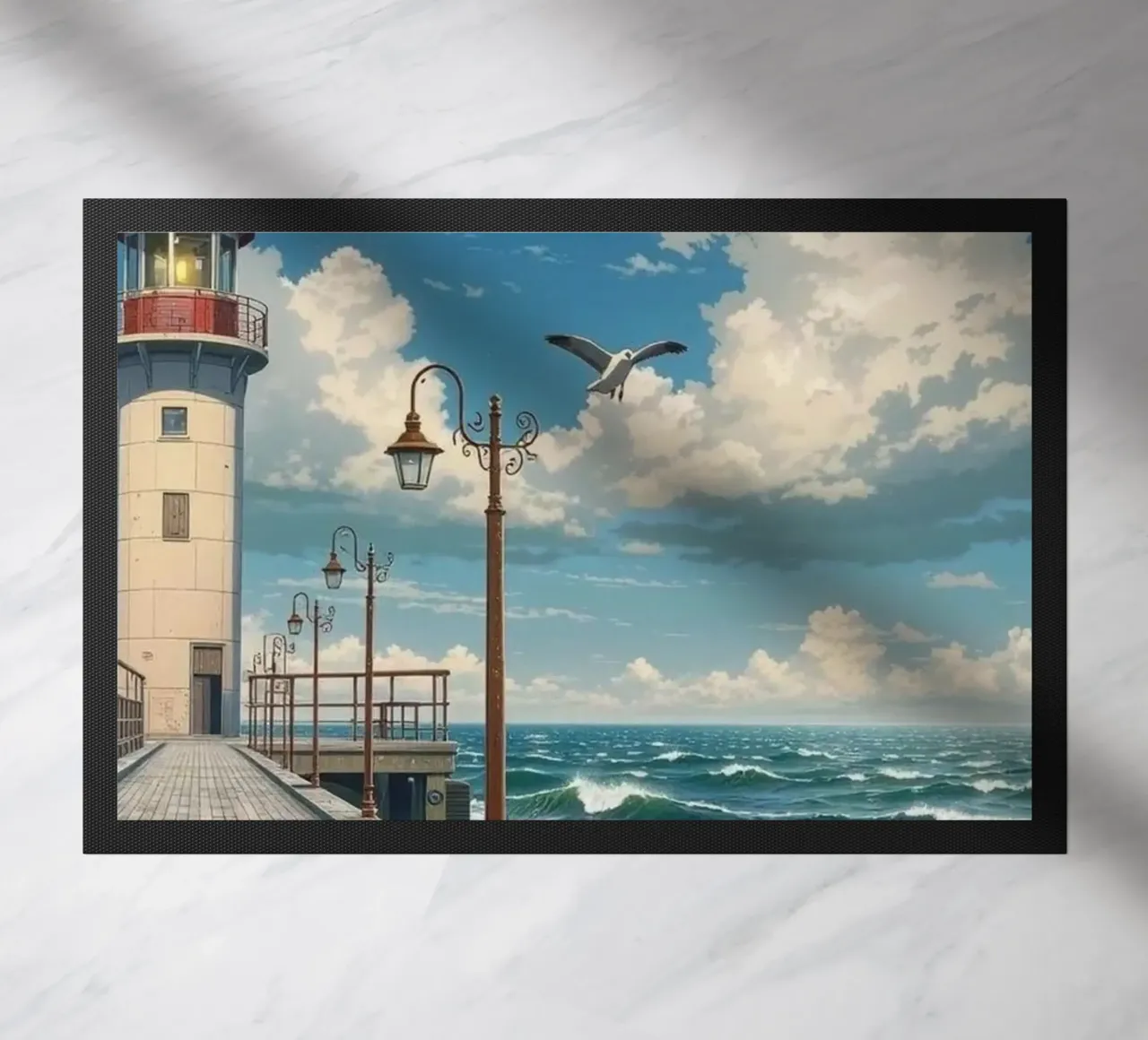 lighthouse seagulls zerbino da Histrol