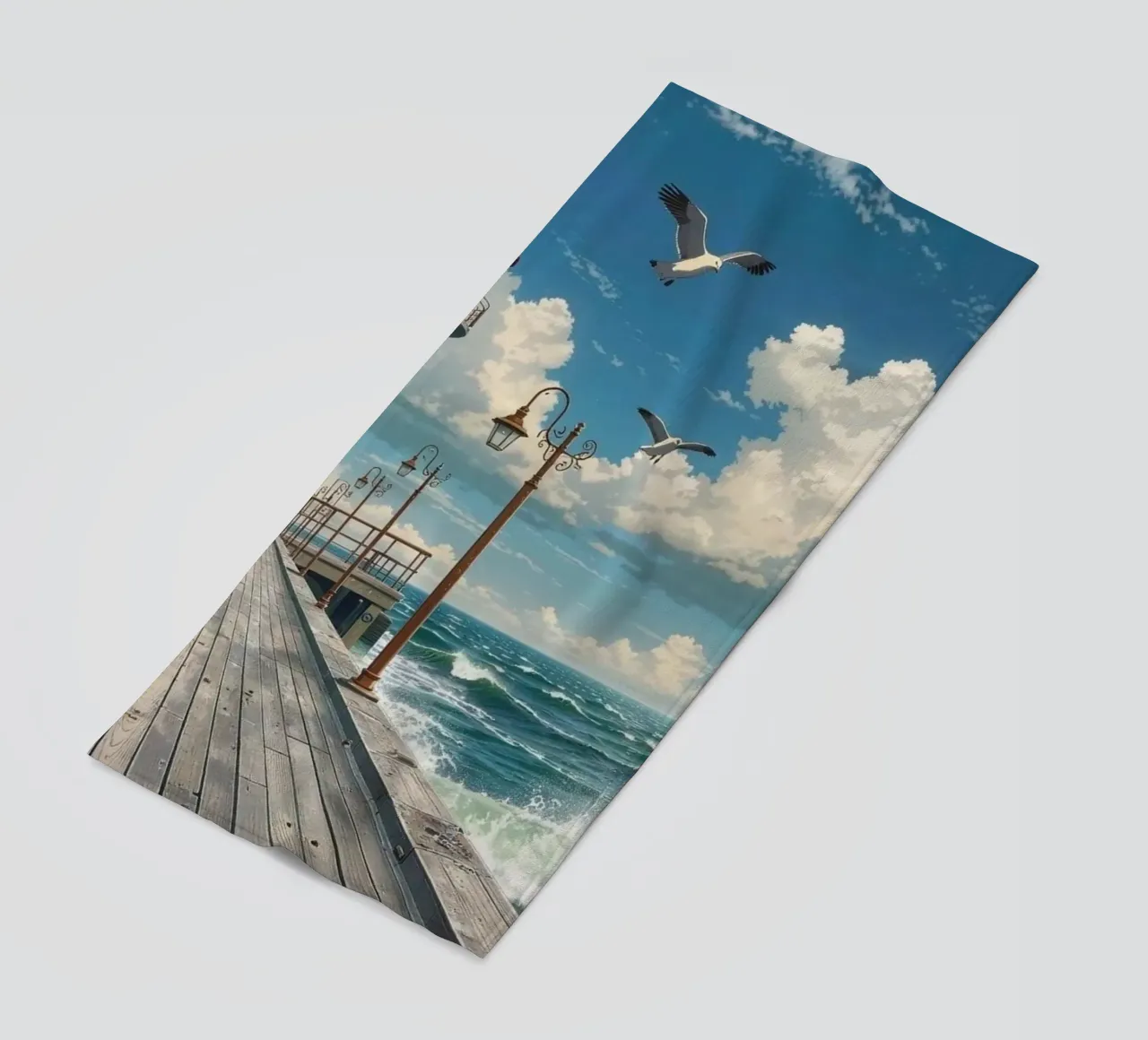 lighthouse seagulls telo mare da Histrol