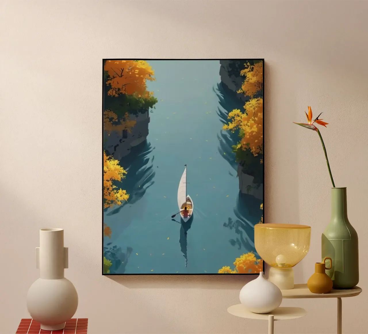 sailboat river plexiglass da twillight