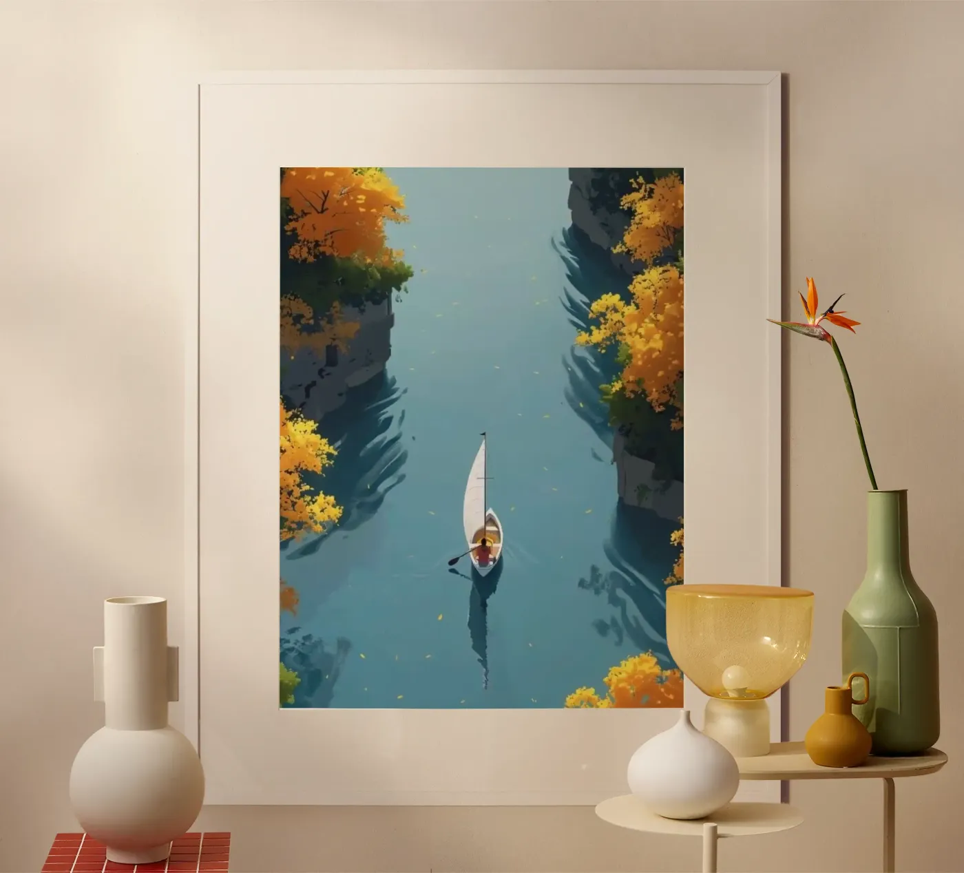 sailboat river poster da twillight