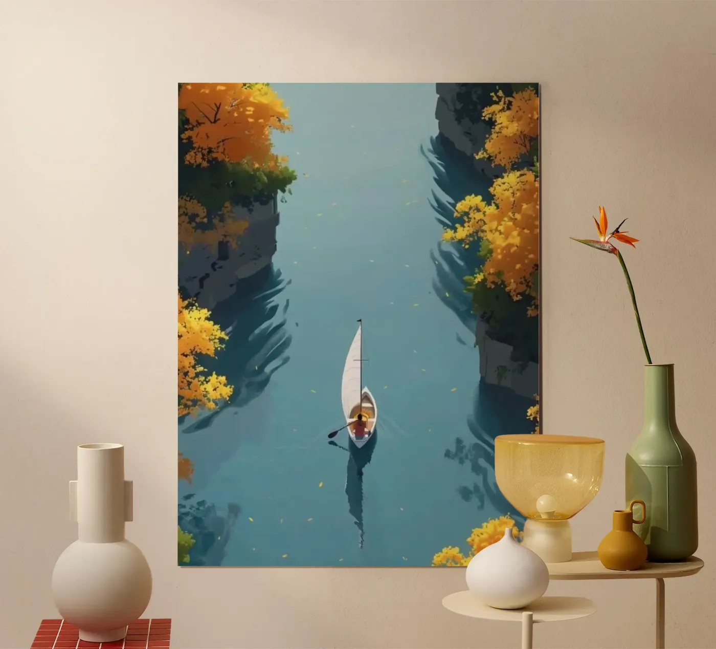 sailboat river poster da twillight