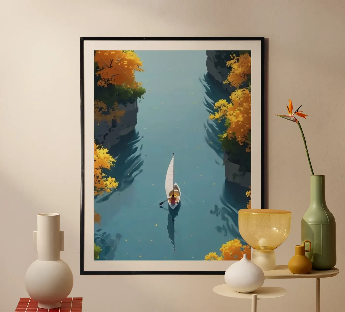 sailboat river poster da twillight