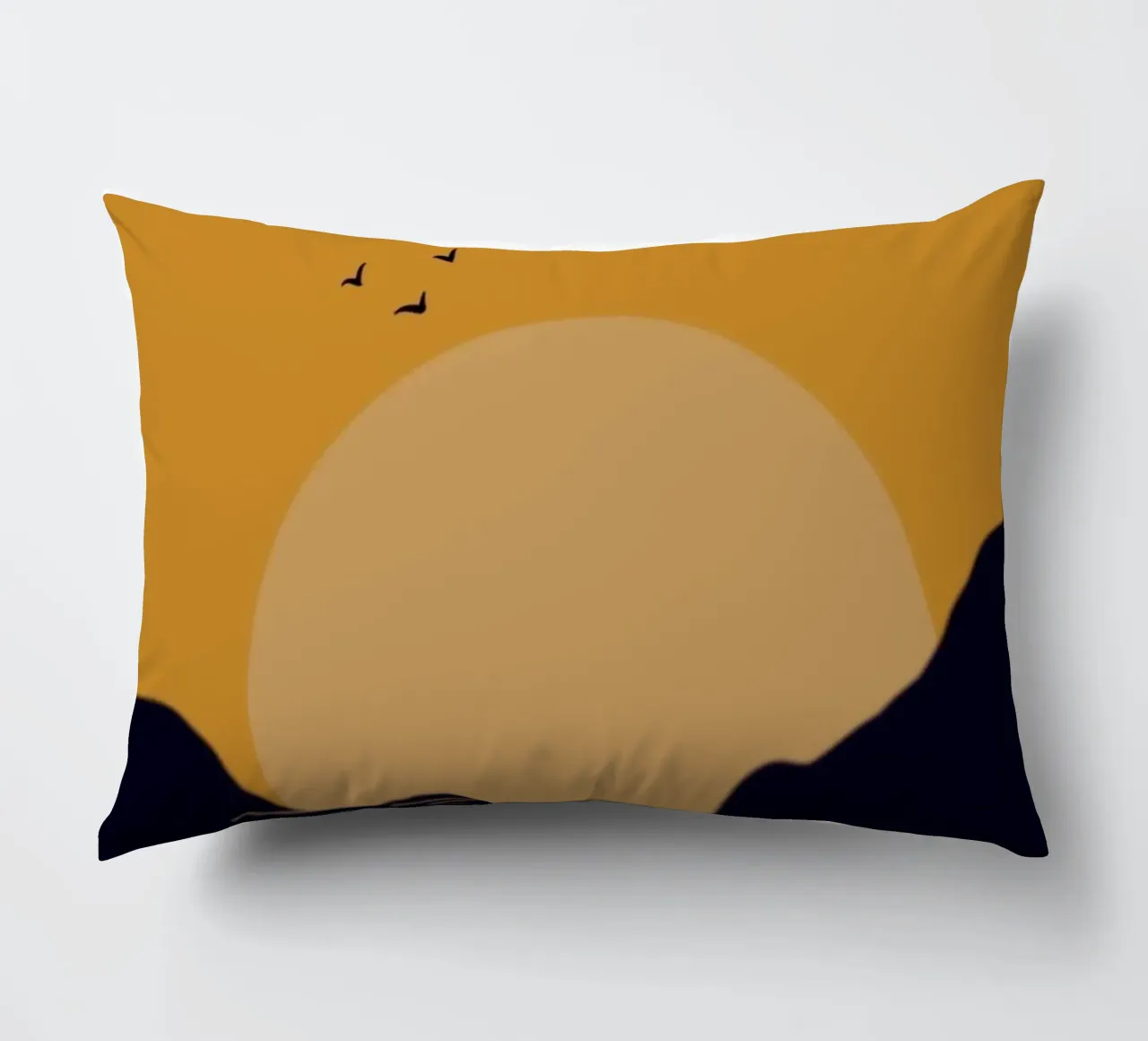 sunset birds cuscino da Histrol