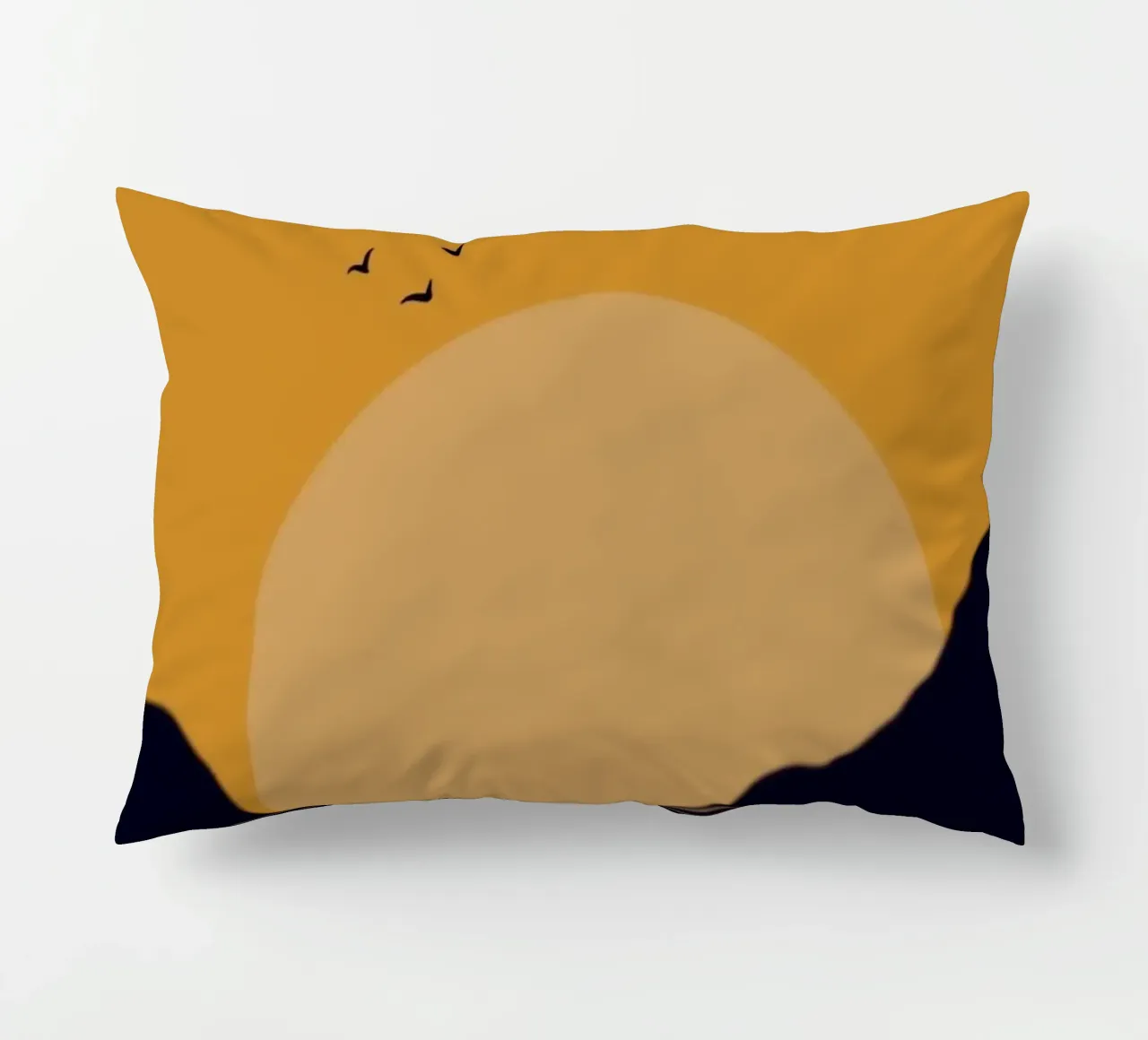 sunset birds cuscino da Histrol