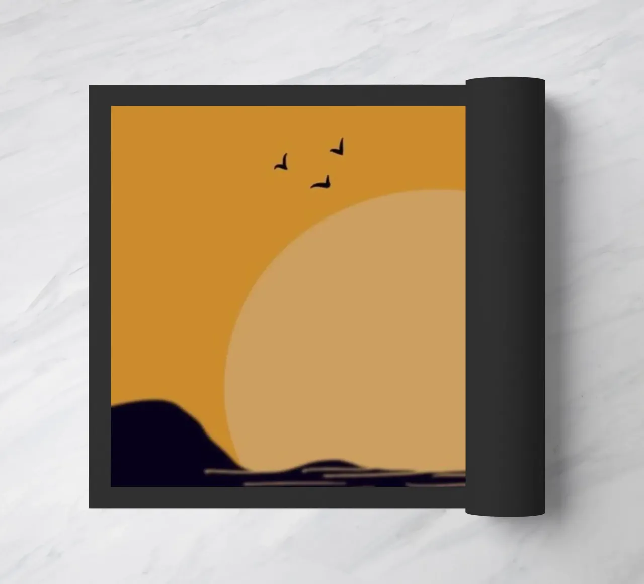sunset birds zerbino da Histrol