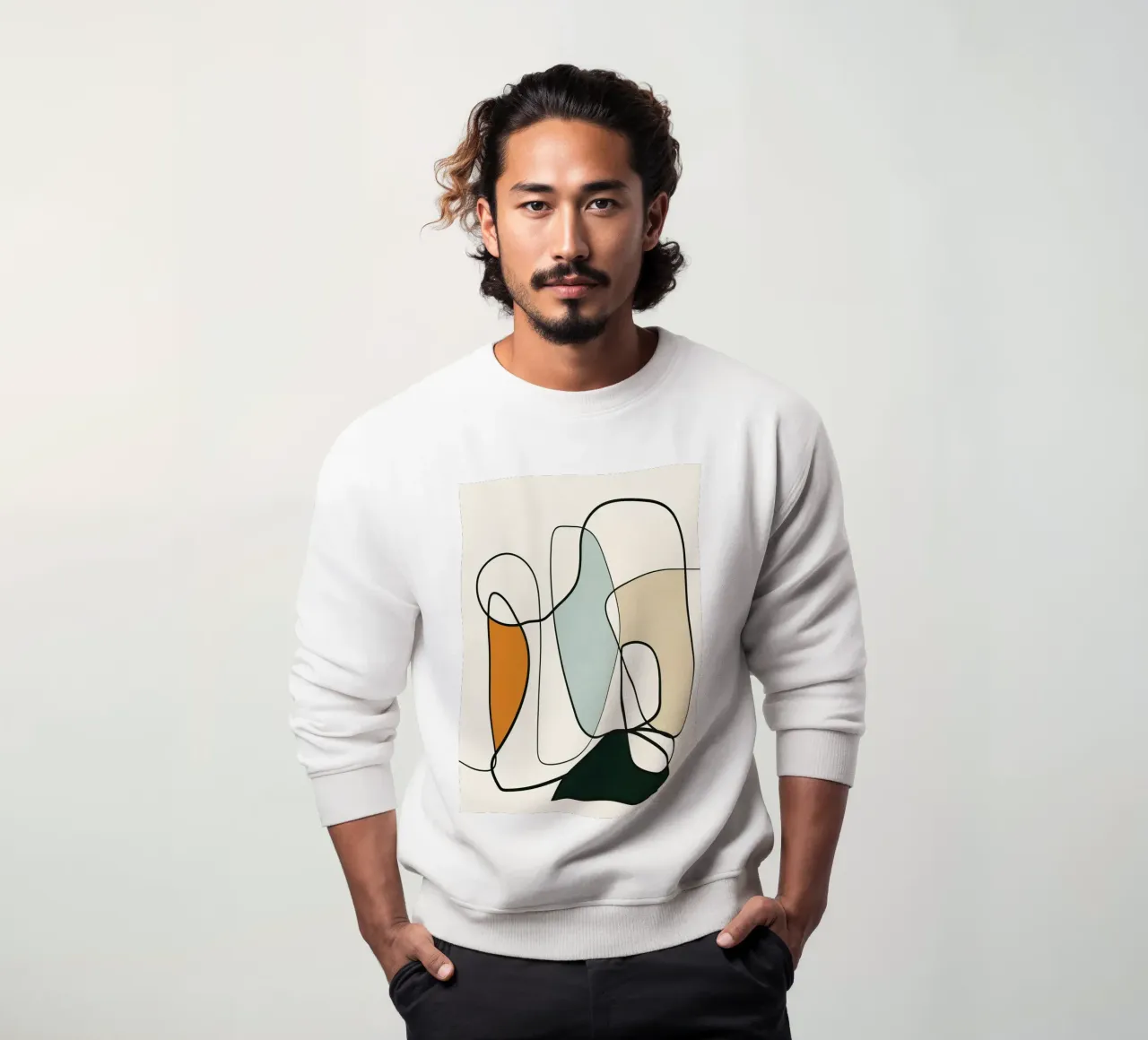 Abstract Line 9 felpa da cityart