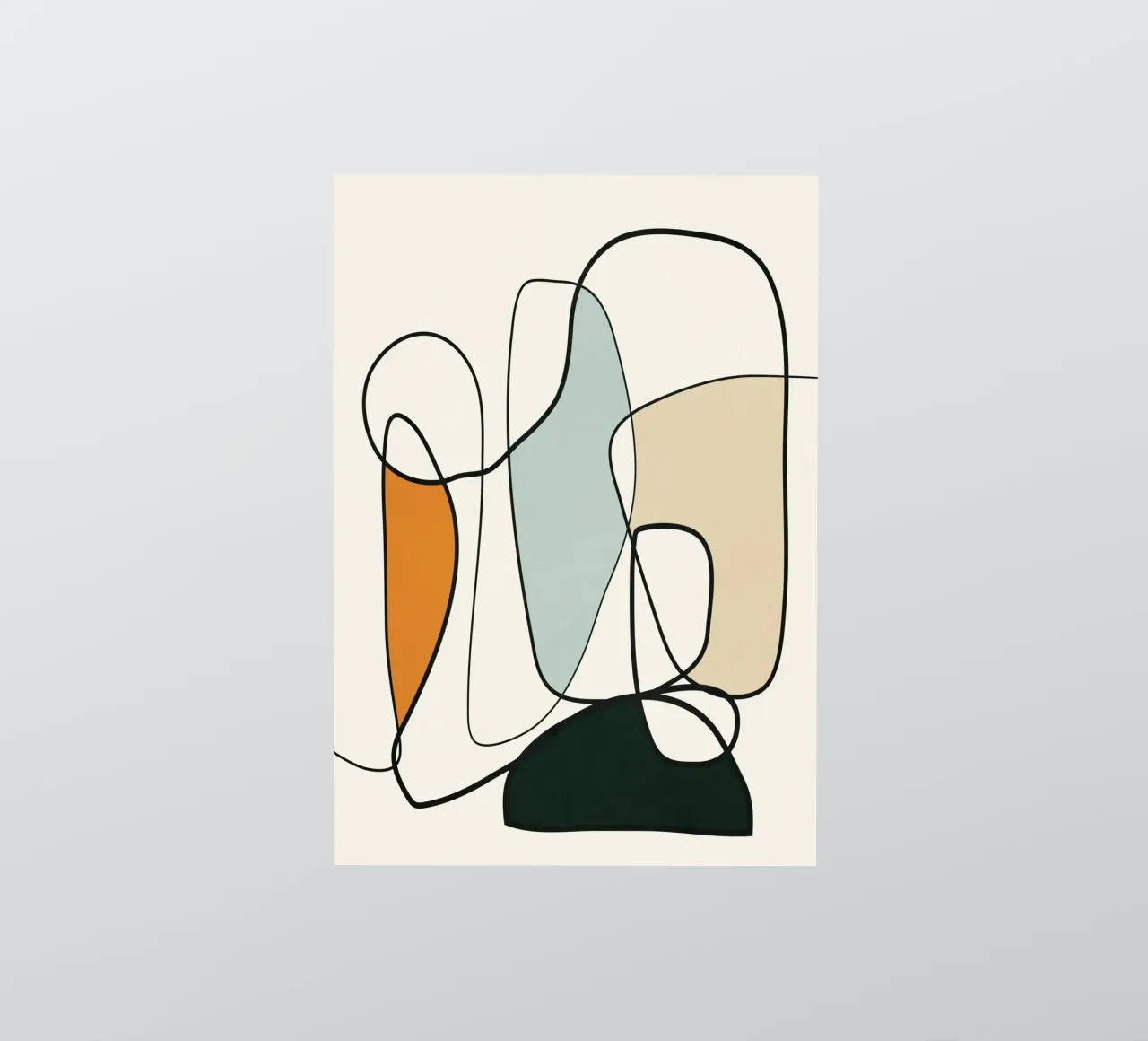 Abstract Line 9 adesivo da cityart