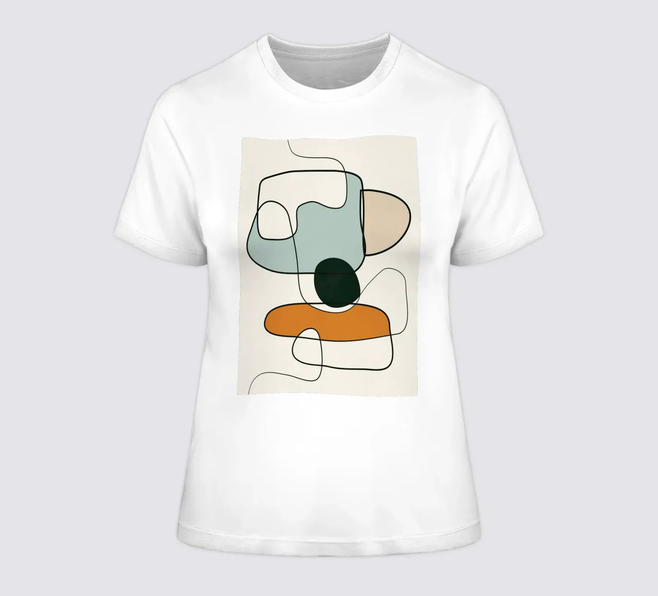 Abstract Line 11 t-shirt ajusté pour femmes de cityart