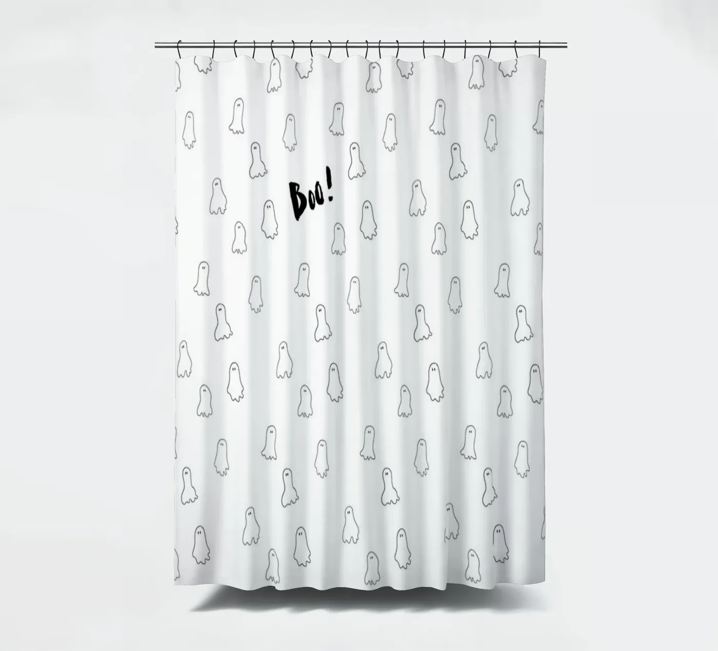 Ghost pattern tenda da doccia da Brushmeetspaper